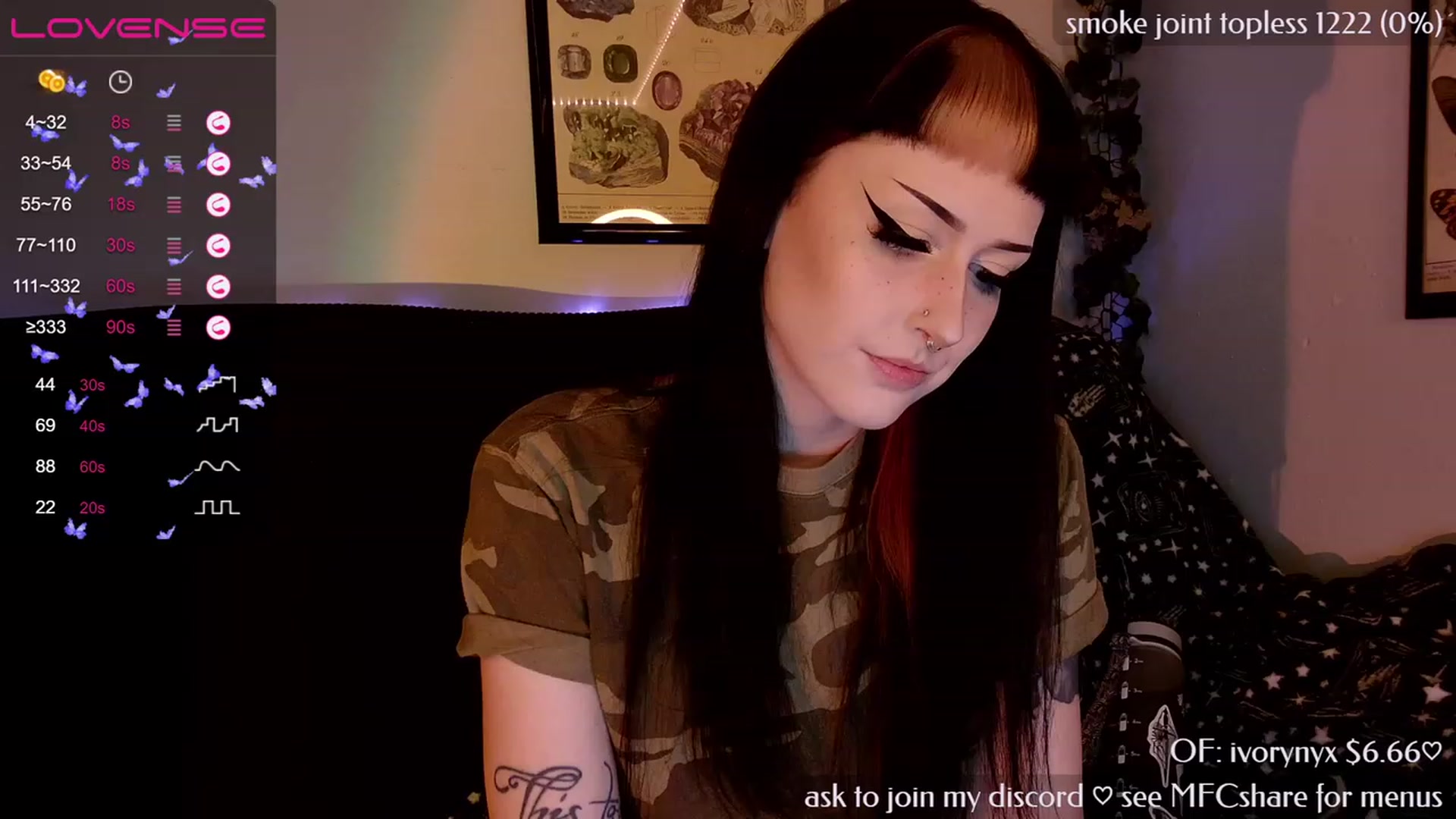 Gallery image thumbnail from ivorynyx's myfreecams stream on, 02/20/2023, 02:38 image 1 of 20