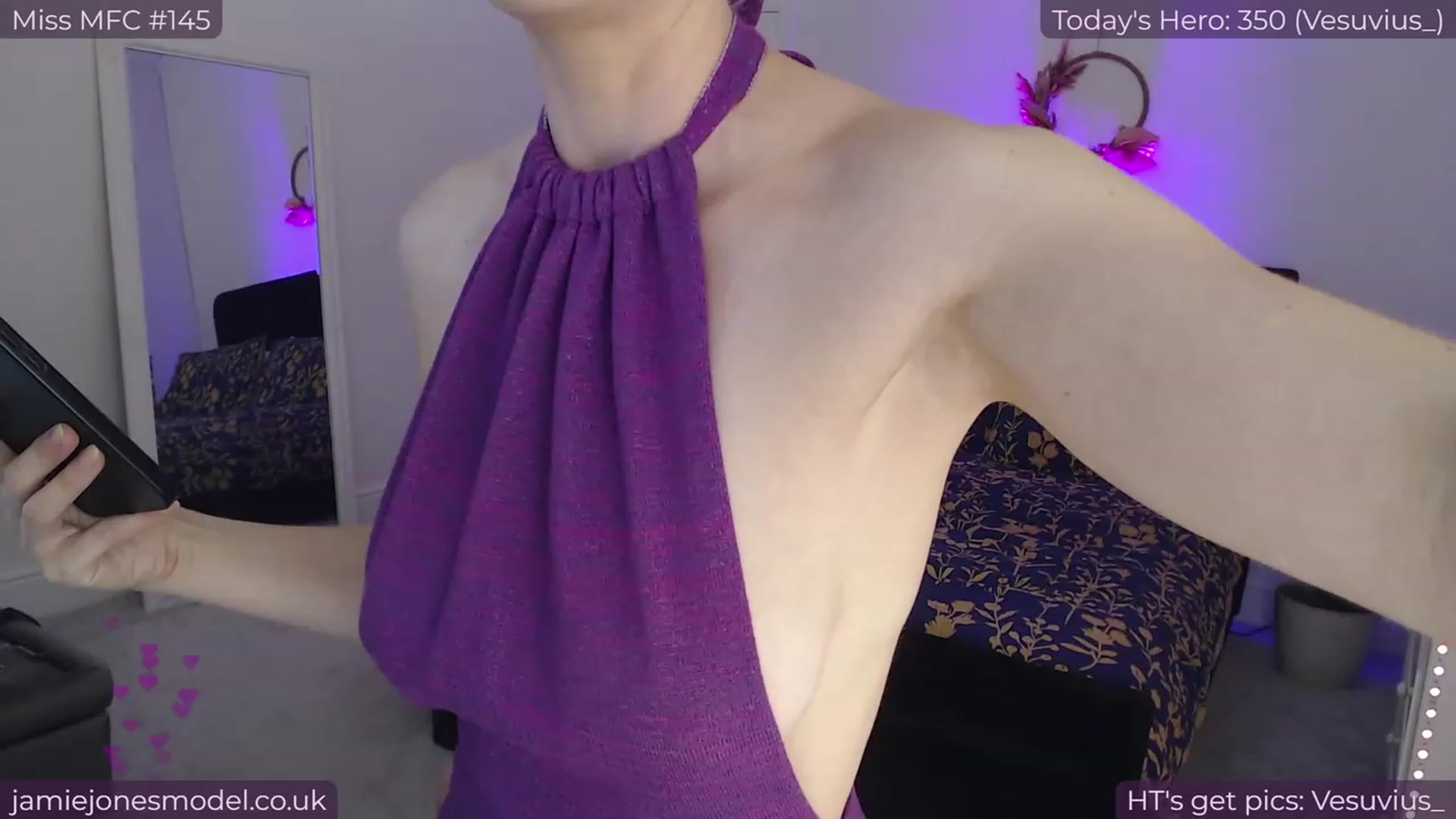 Gallery image thumbnail from jamiejones's myfreecams stream on, 09/09/2023, 14:34 image 2 of 20