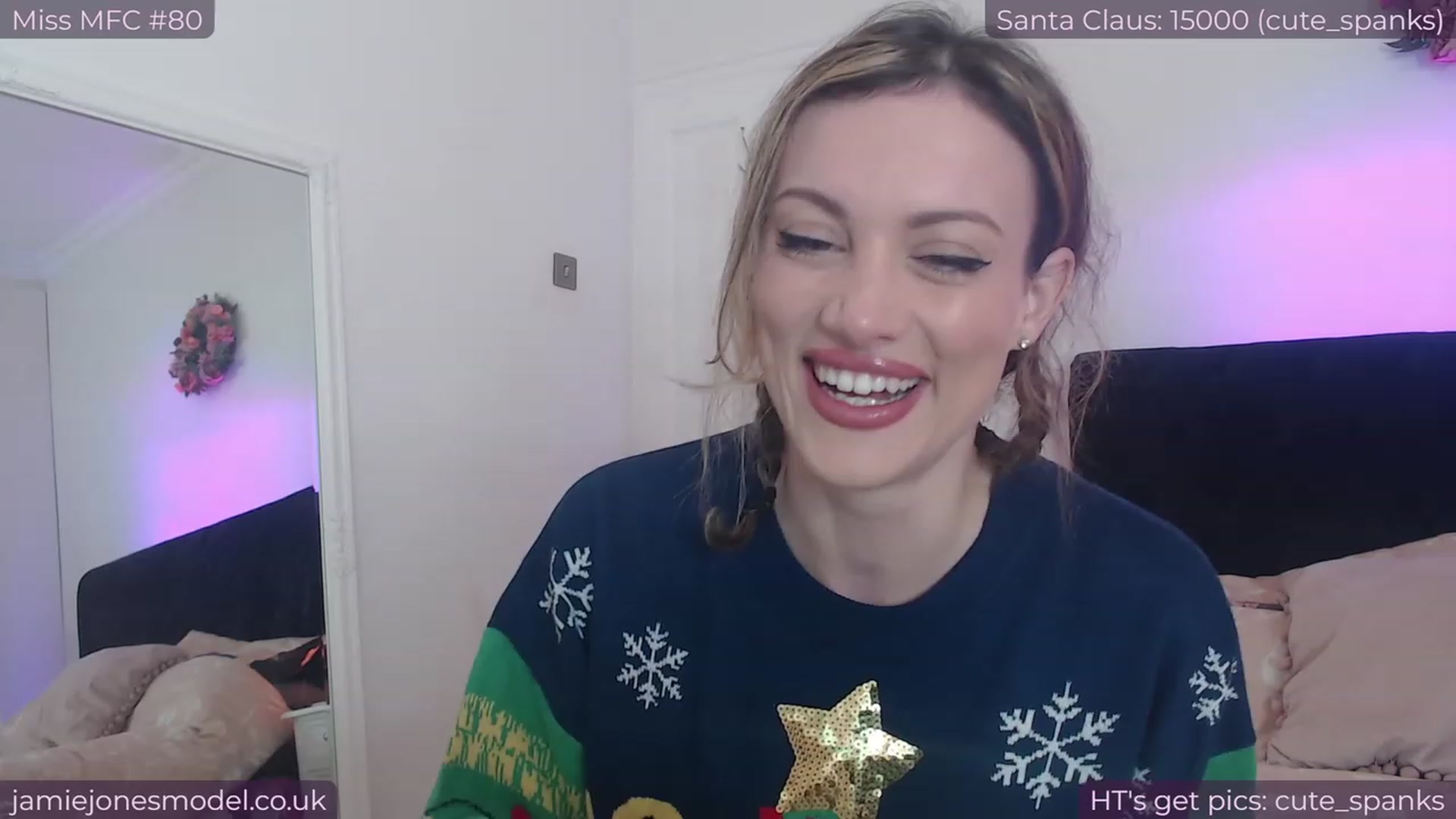Gallery image thumbnail from jamiejones's myfreecams stream on, 12/29/2023, 23:14 image 7 of 20