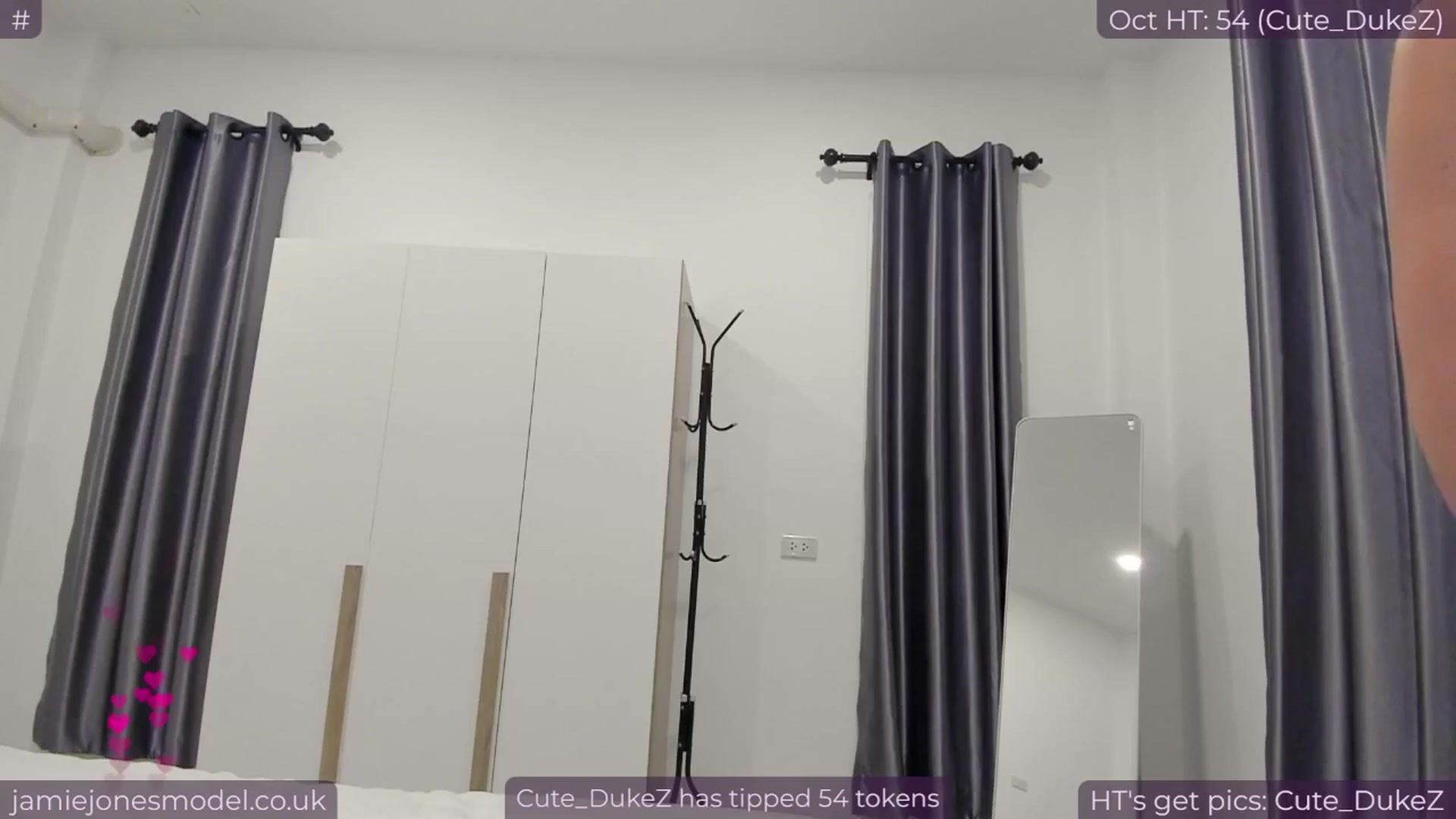 Gallery image thumbnail from jamiejones's myfreecams stream on, 11/02/2024, 14:38 image 1 of 20