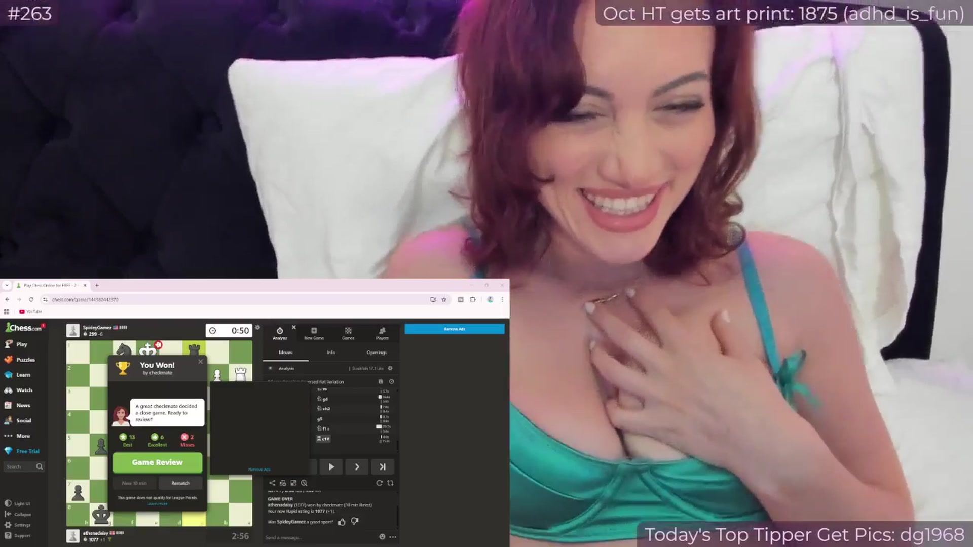 Gallery image thumbnail from jamiejones's myfreecams stream on, 10/17/2025, 24:30 image 18 of 20