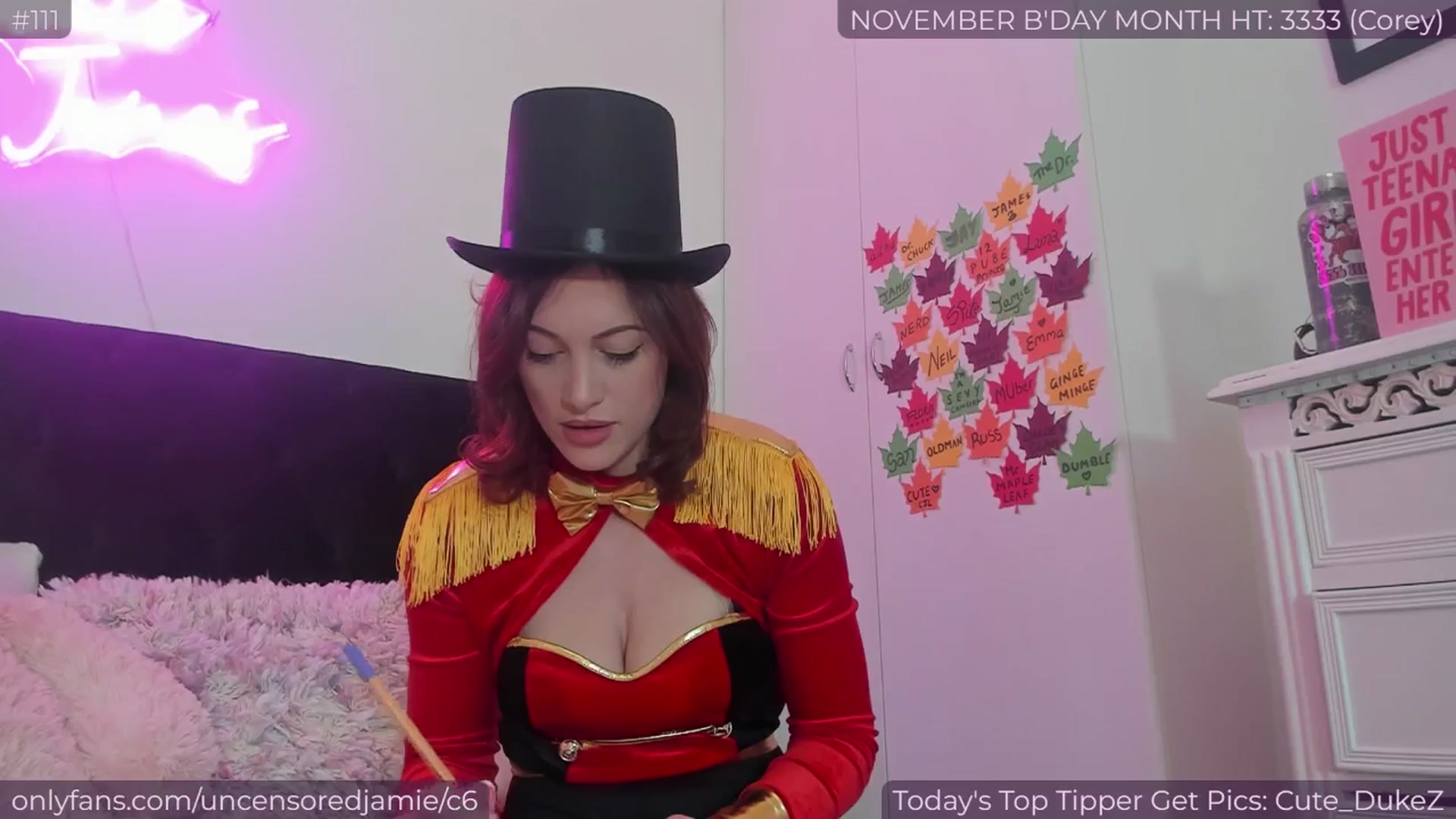 Gallery image thumbnail from jamiejones's myfreecams stream on, 11/13/2025, 15:52 image 19 of 20