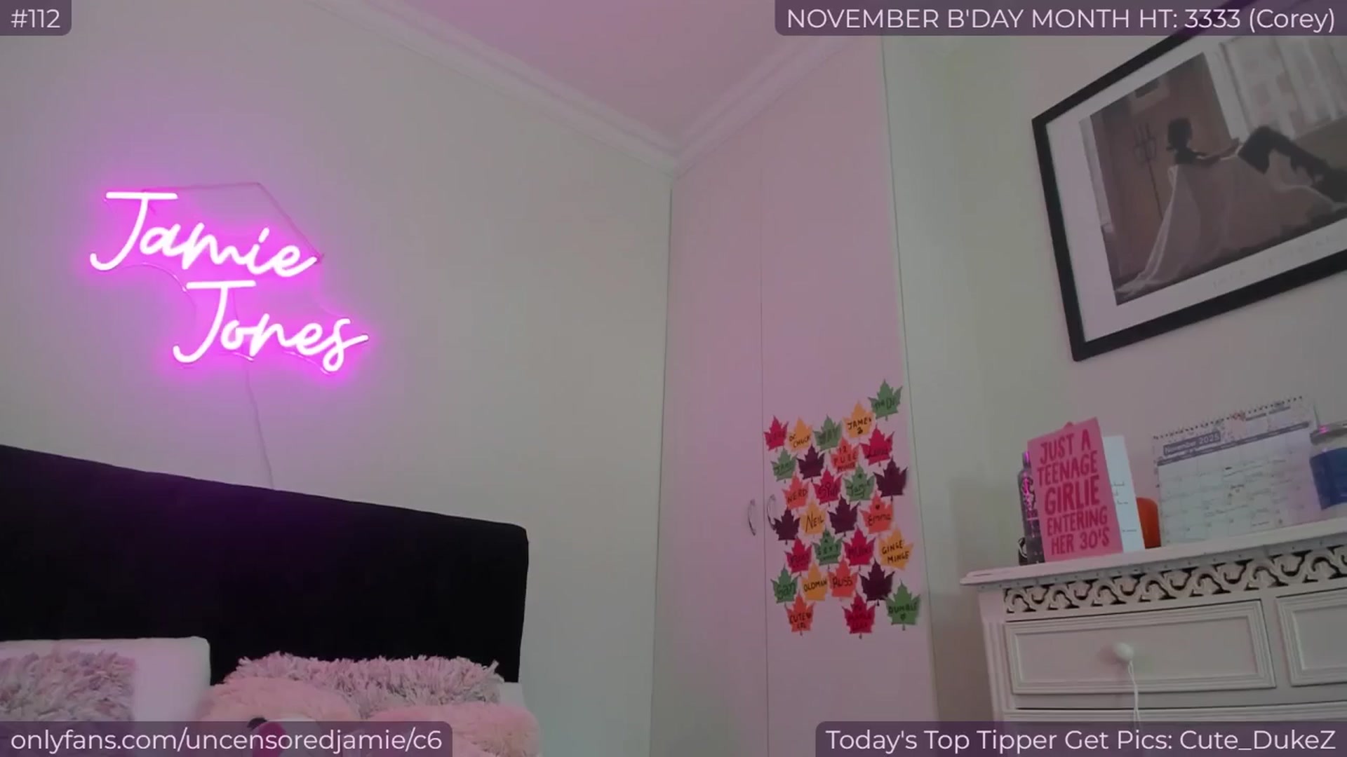 Gallery image thumbnail from jamiejones's myfreecams stream on, 11/13/2025, 15:52 image 5 of 20