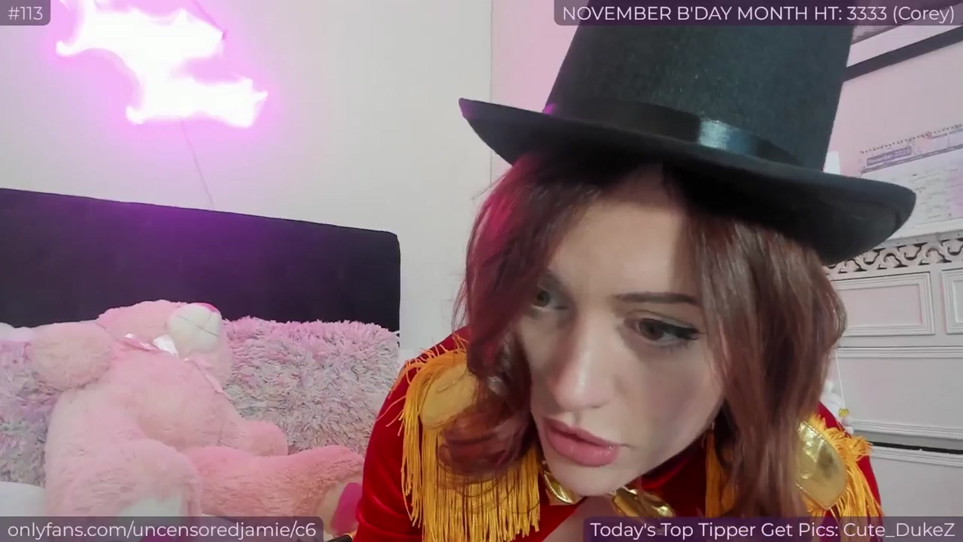 Gallery image thumbnail from jamiejones's myfreecams stream on, 11/13/2025, 15:52 image 6 of 20