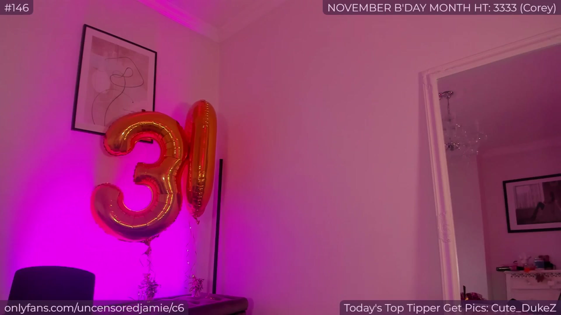 Gallery image thumbnail from jamiejones's myfreecams stream on, 11/16/2025, 13:30 image 20 of 20