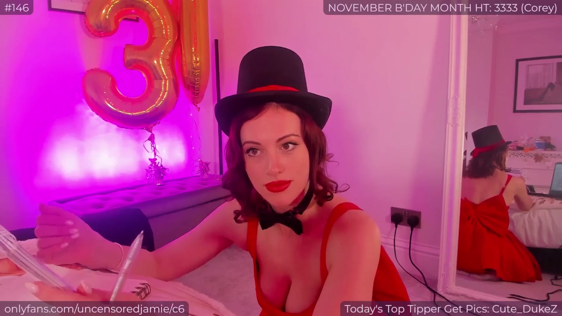 Gallery image thumbnail from jamiejones's myfreecams stream on, 11/16/2025, 13:30 image 19 of 20
