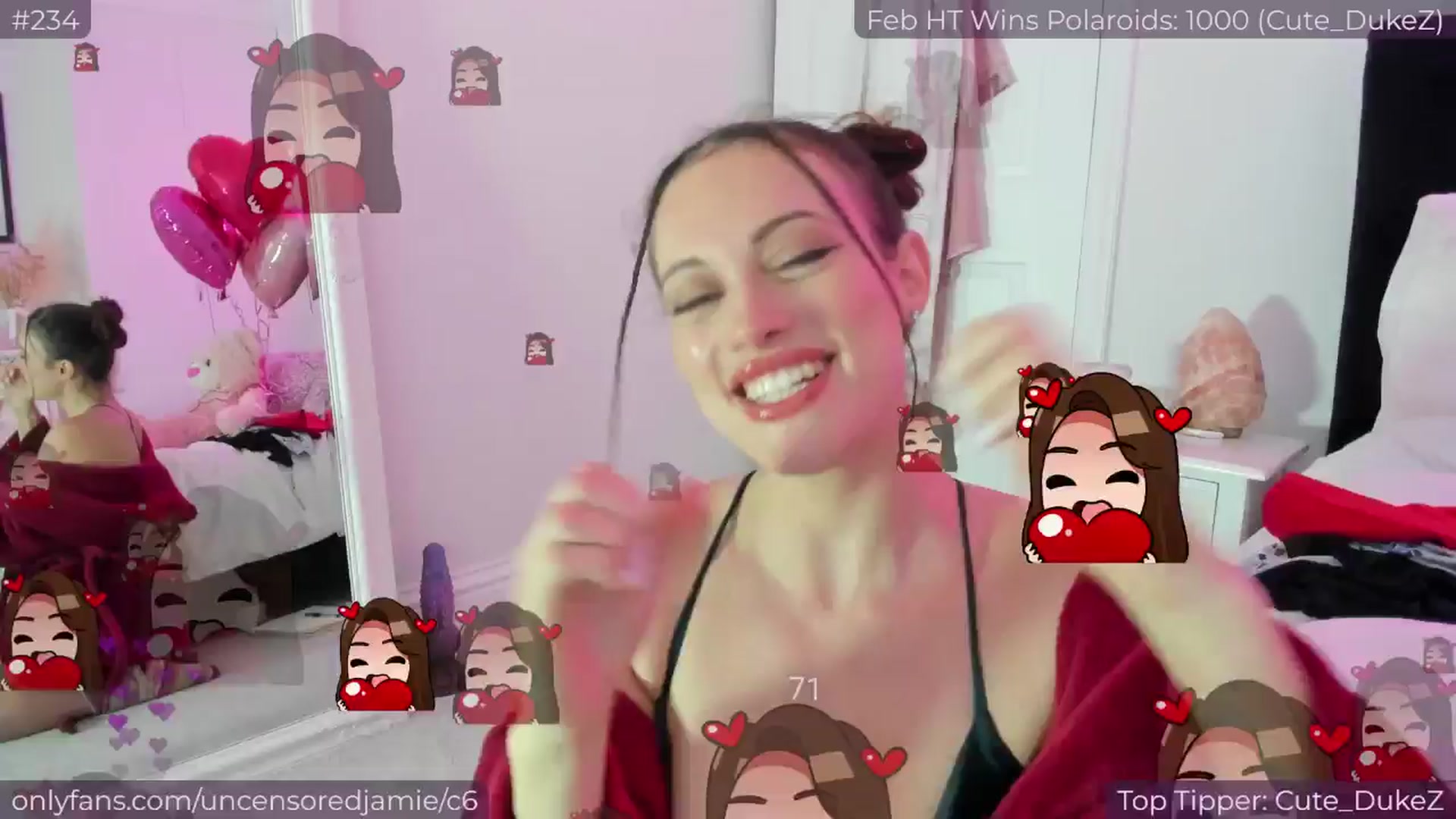 Gallery image thumbnail from jamiejones's myfreecams stream on, 02/14/2026, 17:00 image 1 of 20