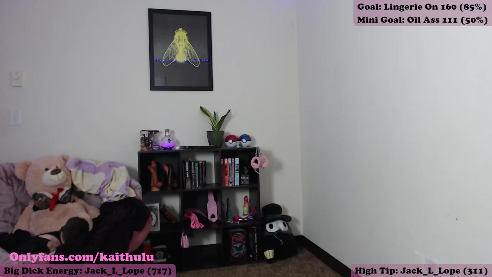Gallery image thumbnail from kaithulu's myfreecams stream on, 07/10/2023, 07:20 image 9 of 20