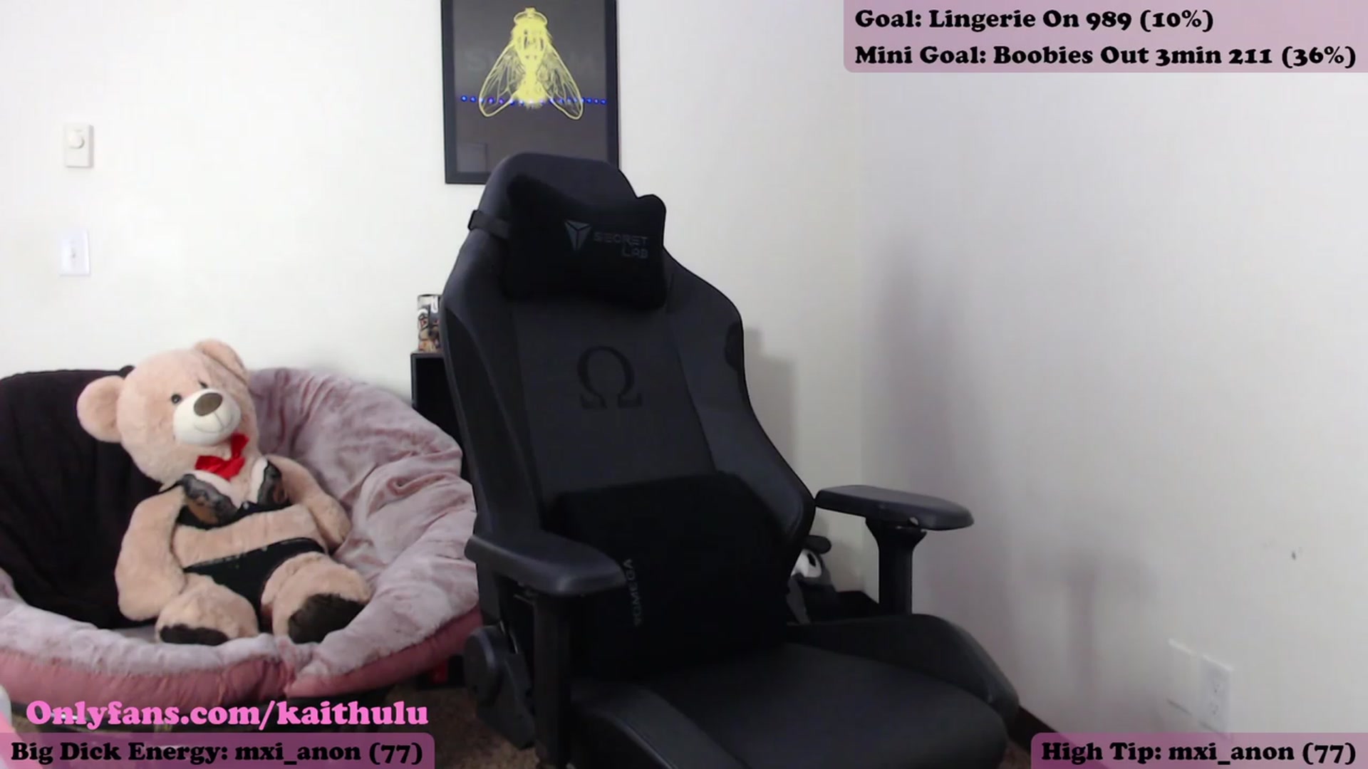 Gallery image thumbnail from kaithulu's myfreecams stream on, 08/11/2023, 04:22 image 17 of 20
