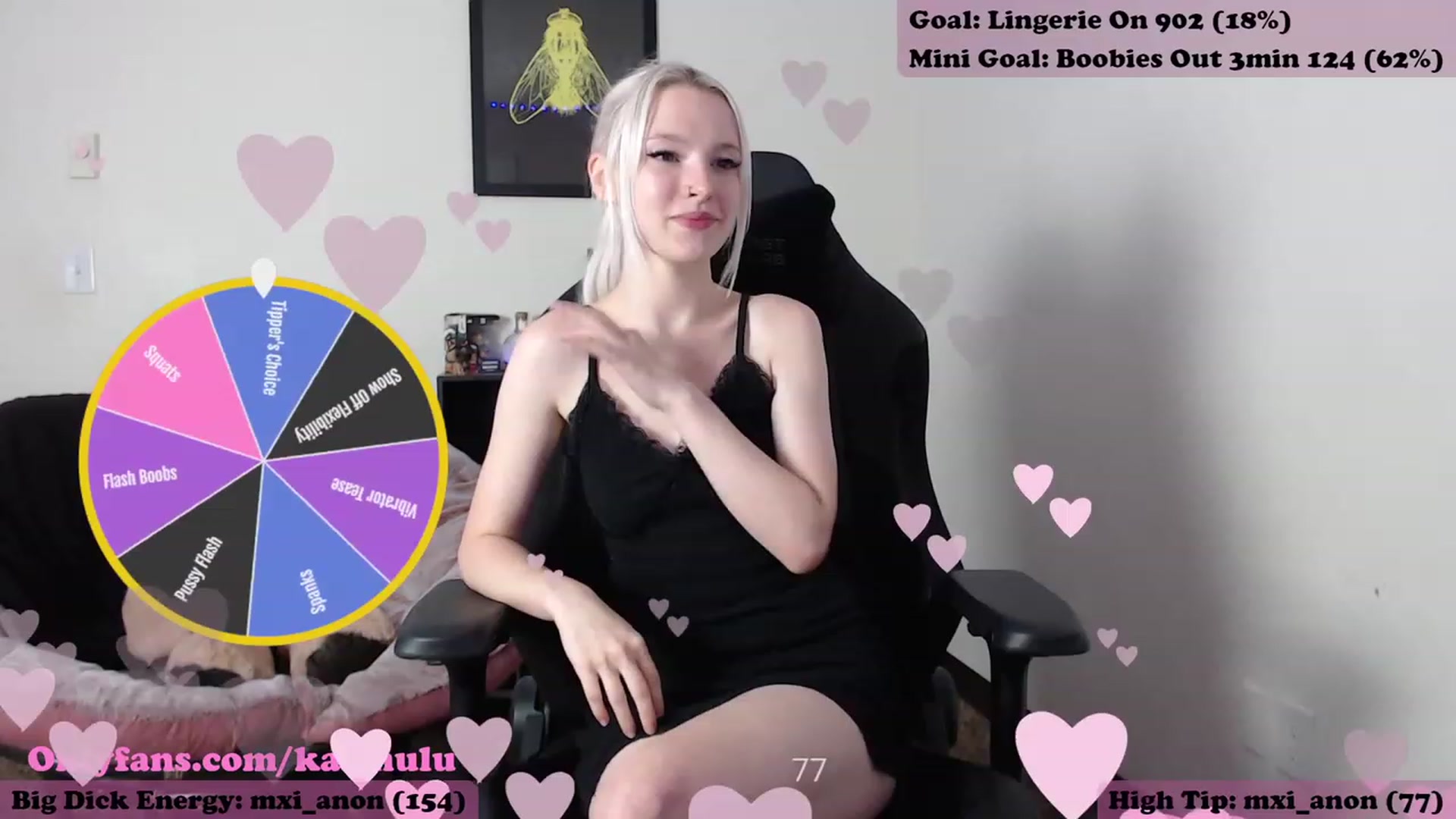 Gallery image thumbnail from kaithulu's myfreecams stream on, 08/11/2023, 05:59 image 9 of 20