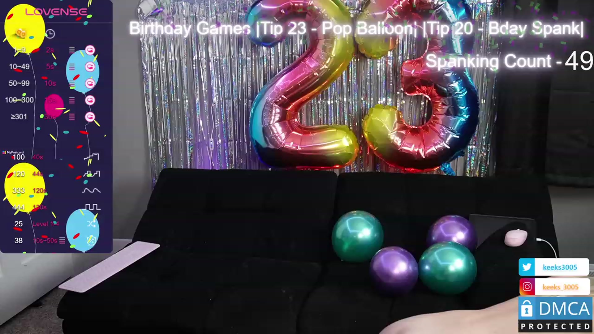 Gallery image thumbnail from keeks3005's myfreecams stream on, 01/26/2024, 19:15 image 3 of 20