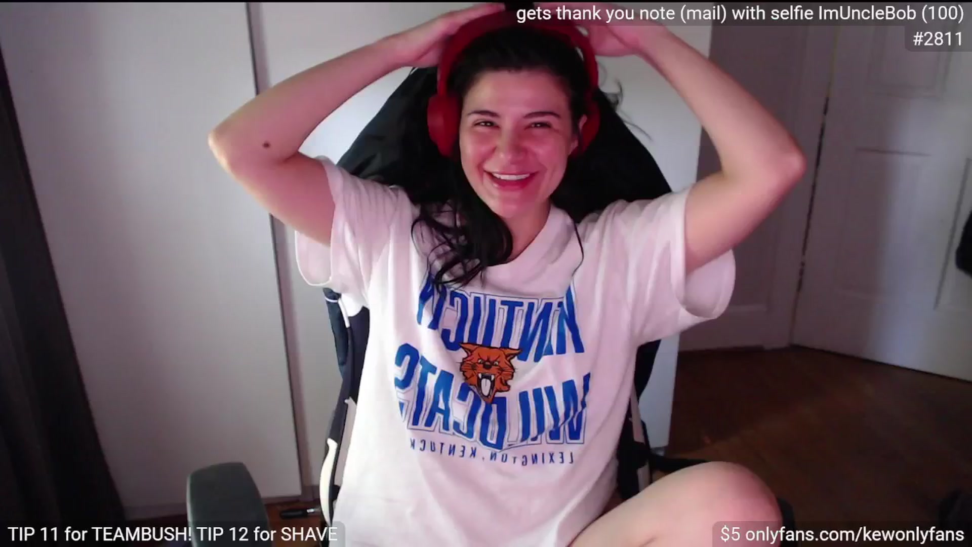 Gallery image thumbnail from kewcumber's myfreecams stream on, 04/27/2025, 20:03 image 5 of 20