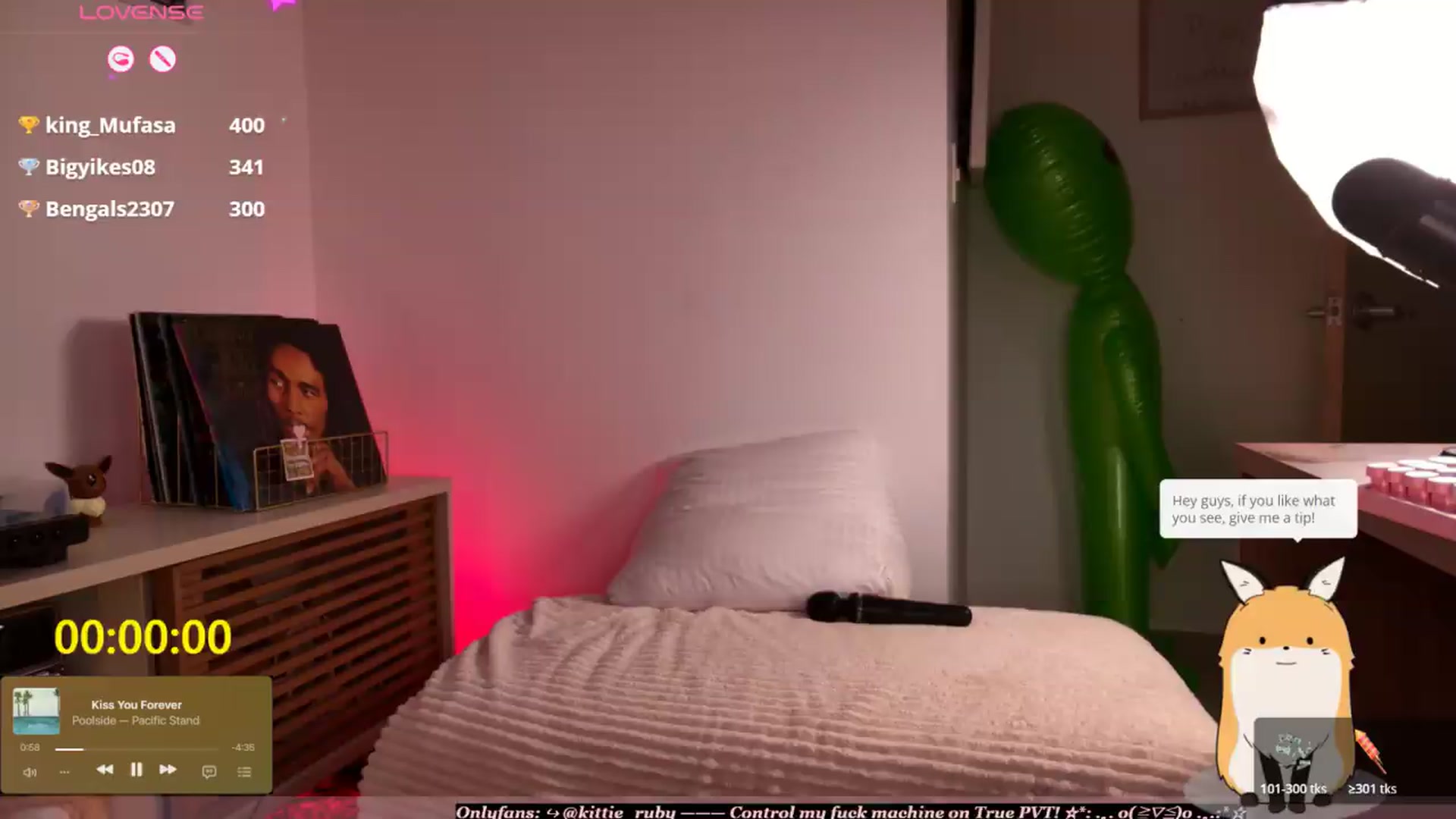 Gallery image thumbnail from kittieEVIL's myfreecams stream on, 08/16/2026, 24:08 image 10 of 20