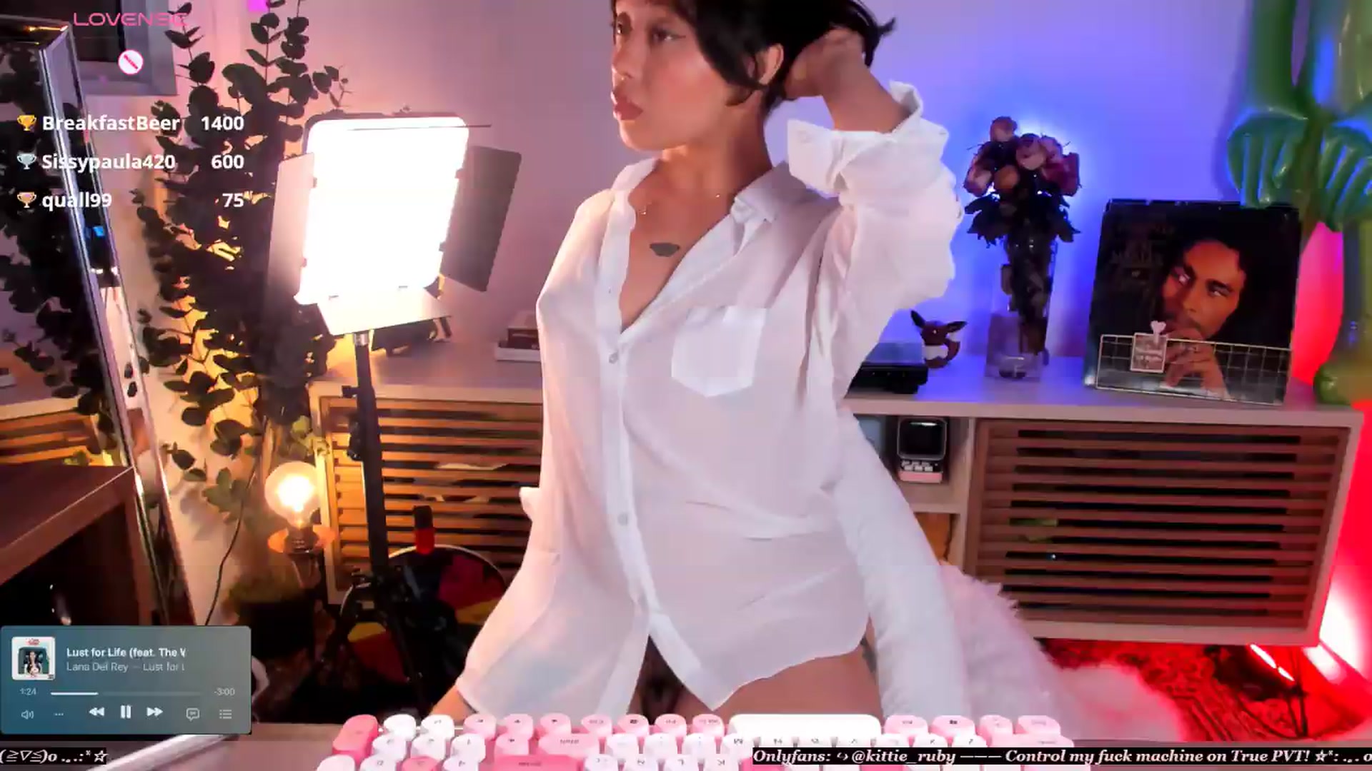 Gallery image thumbnail from kittieEVIL's myfreecams stream on, 08/25/2026, 24:01 image 20 of 20
