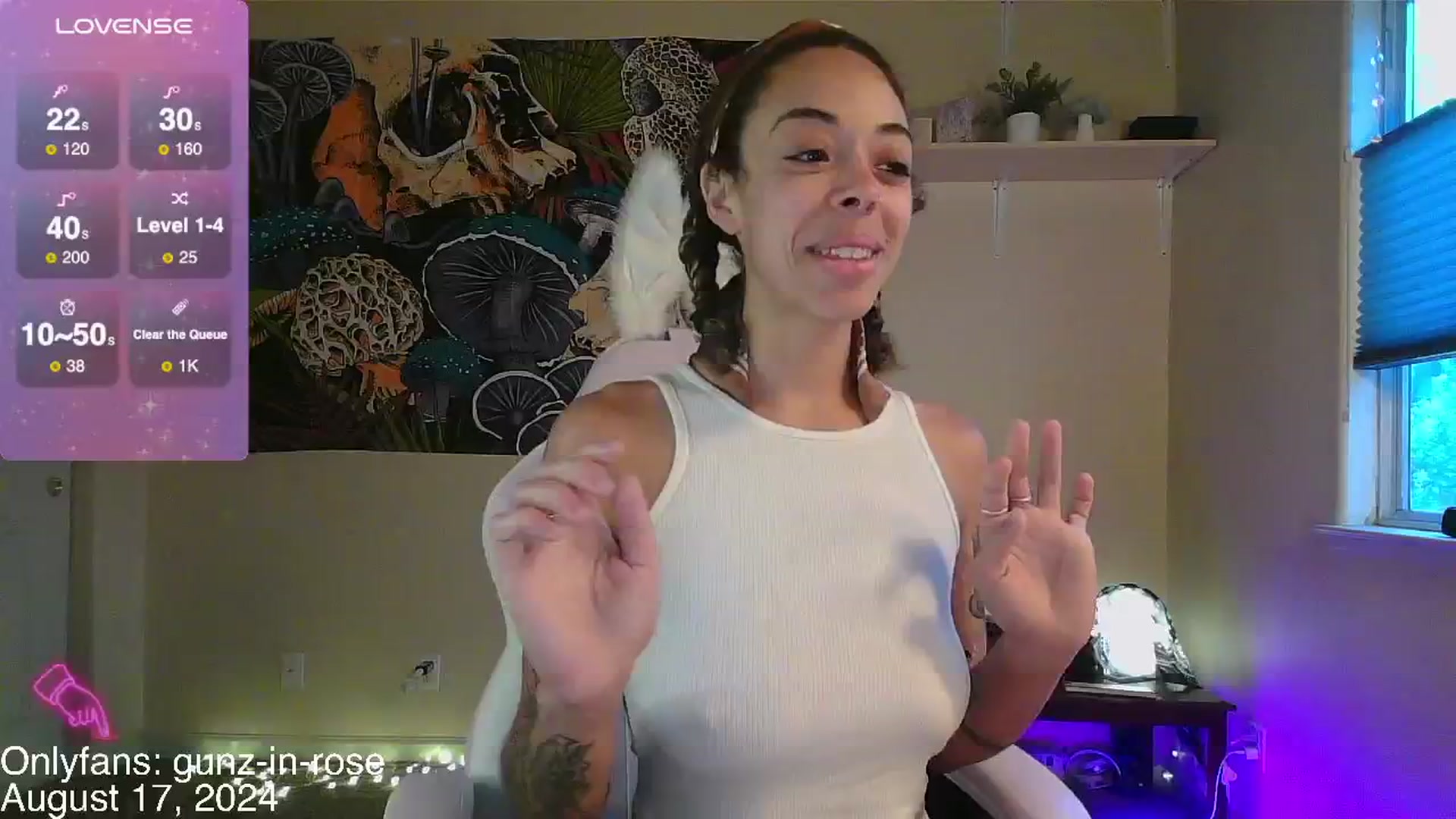 Gallery image thumbnail from kylierose's myfreecams stream on, 08/17/2024, 18:42 image 1 of 20