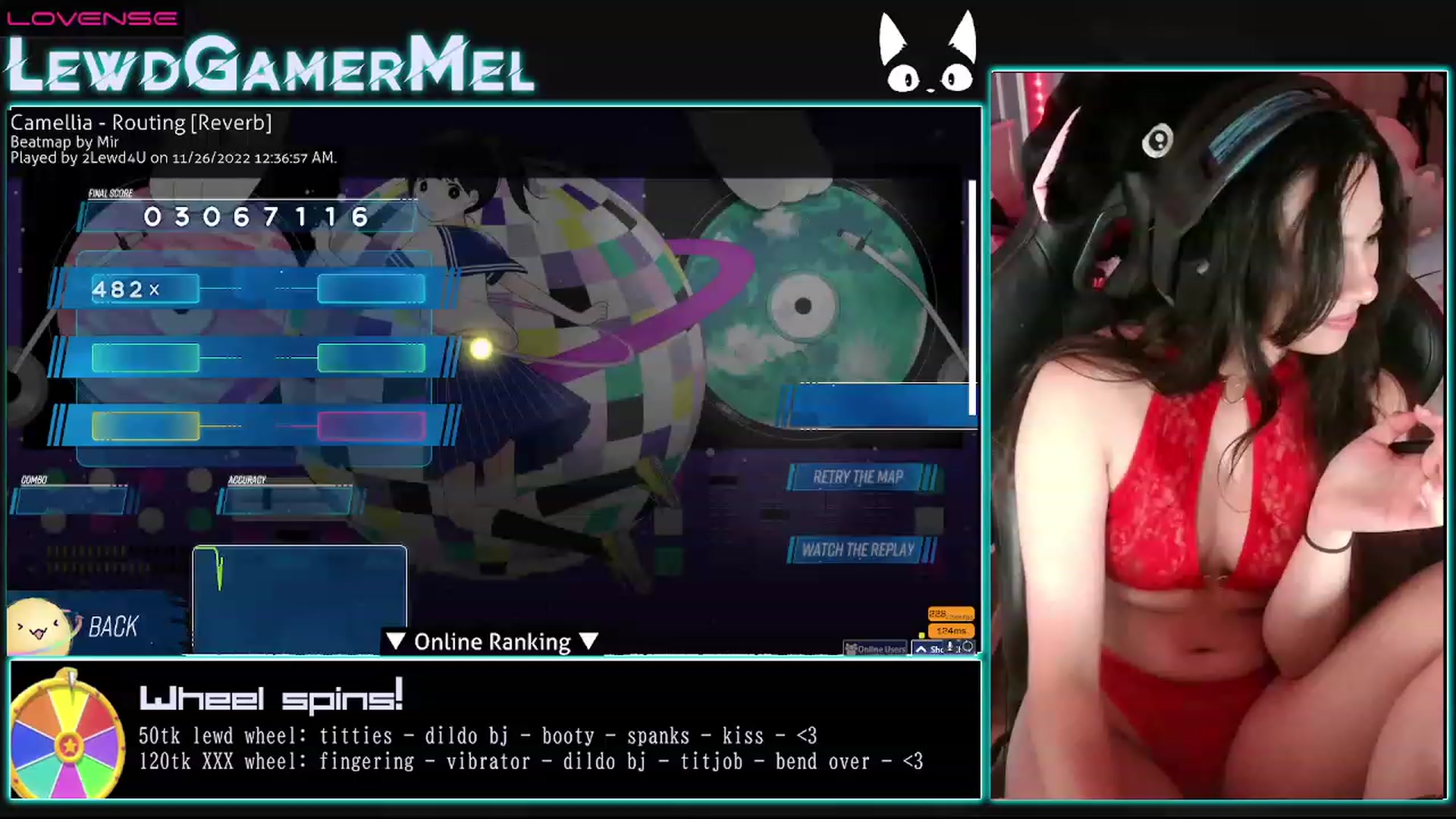 Gallery image thumbnail from lewdgamermel's myfreecams stream on, 11/26/2022, 05:57 image 5 of 20