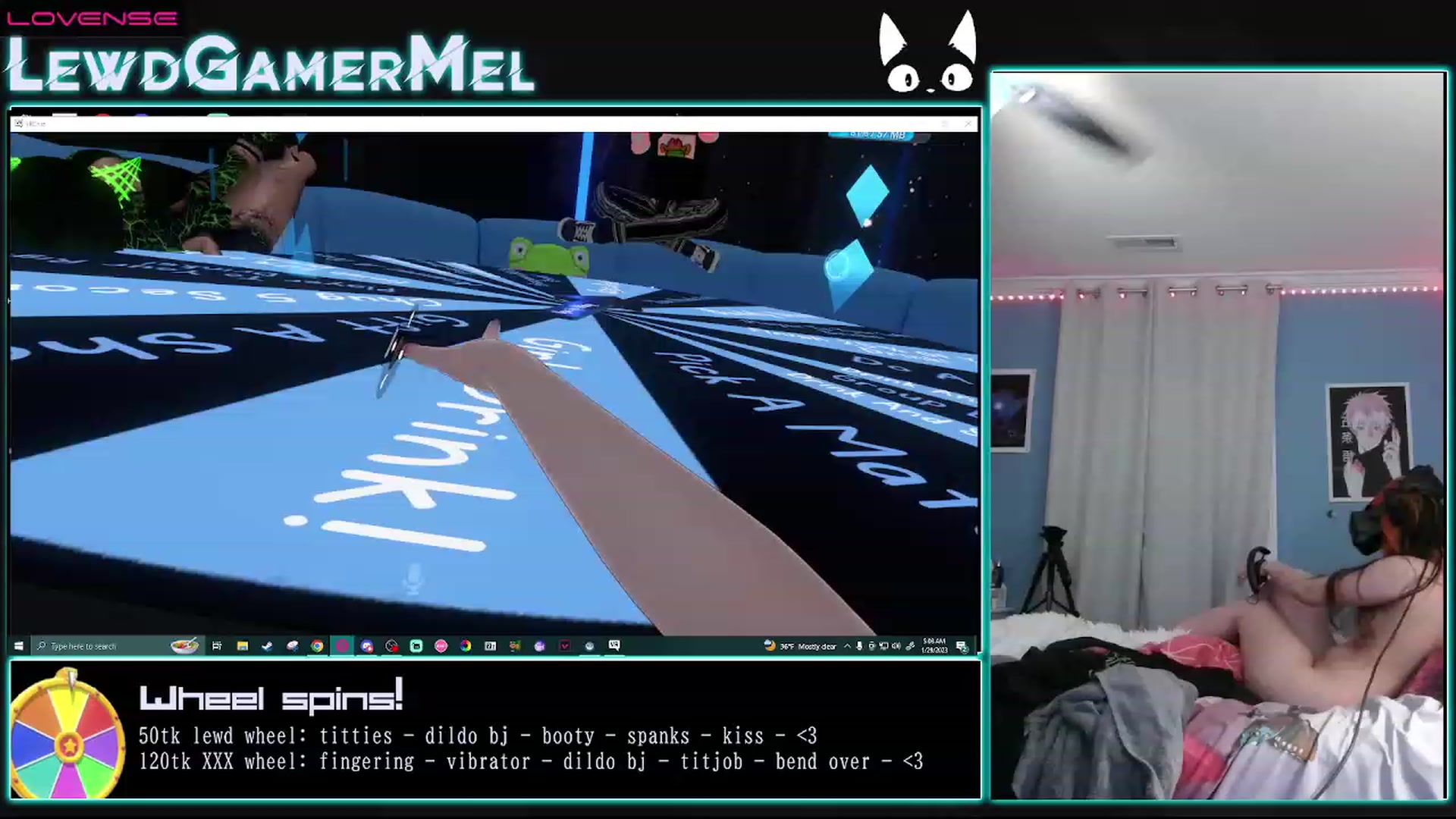 Gallery image thumbnail from lewdgamermel's myfreecams stream on, 01/29/2023, 10:38 image 13 of 20