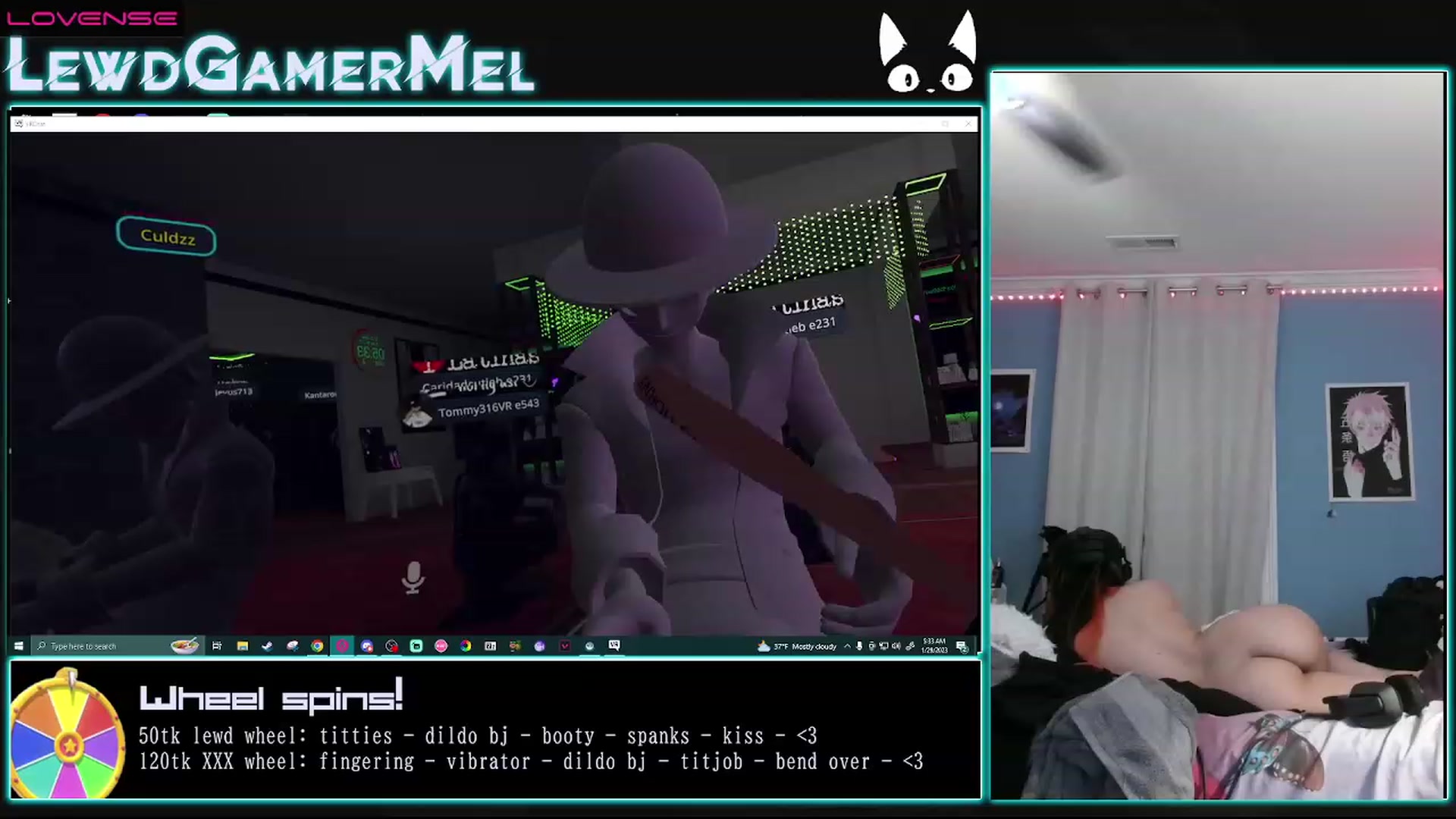 Gallery image thumbnail from lewdgamermel's myfreecams stream on, 01/29/2023, 10:38 image 20 of 20