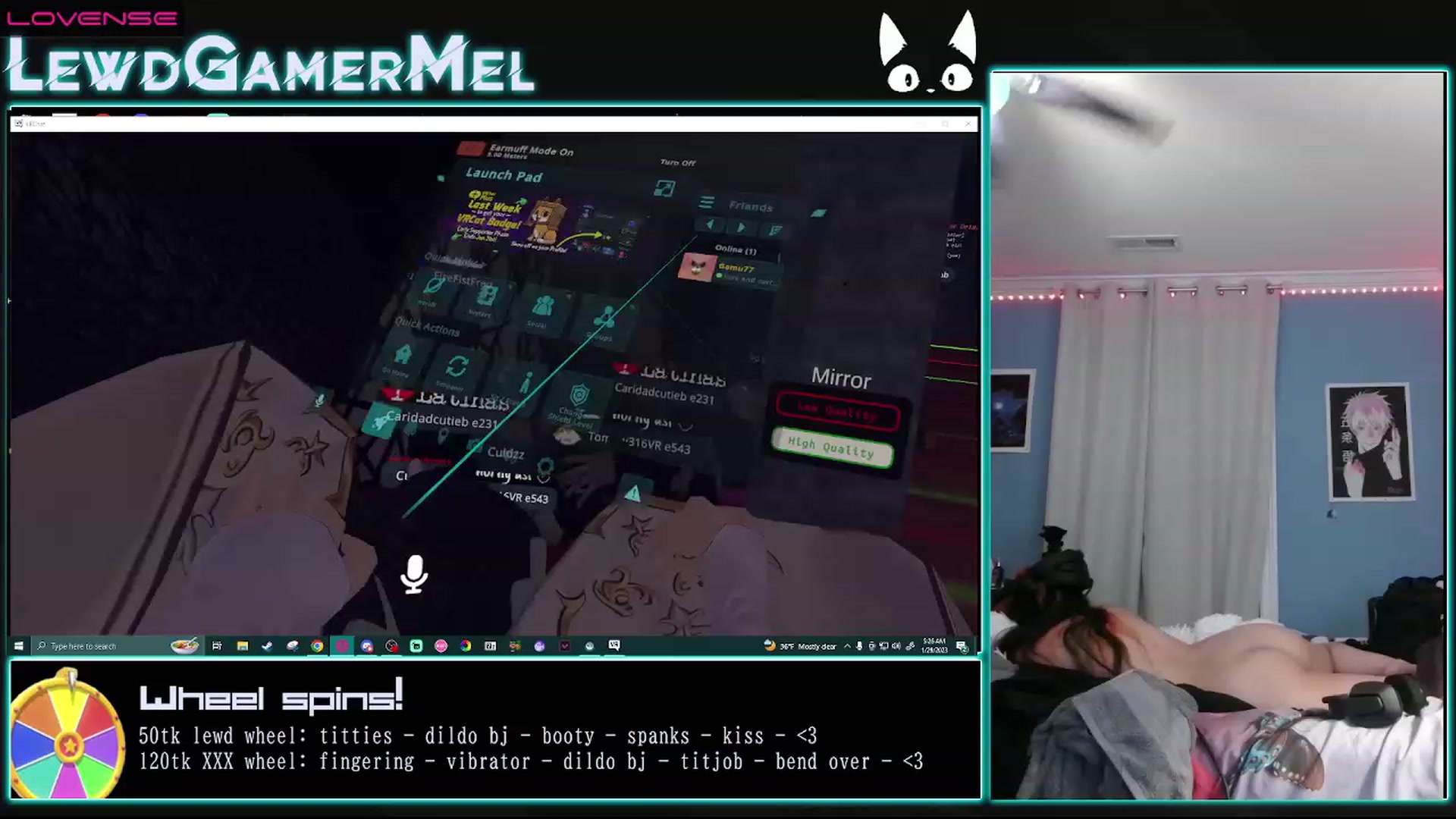 Gallery image thumbnail from lewdgamermel's myfreecams stream on, 01/29/2023, 10:38 image 18 of 20