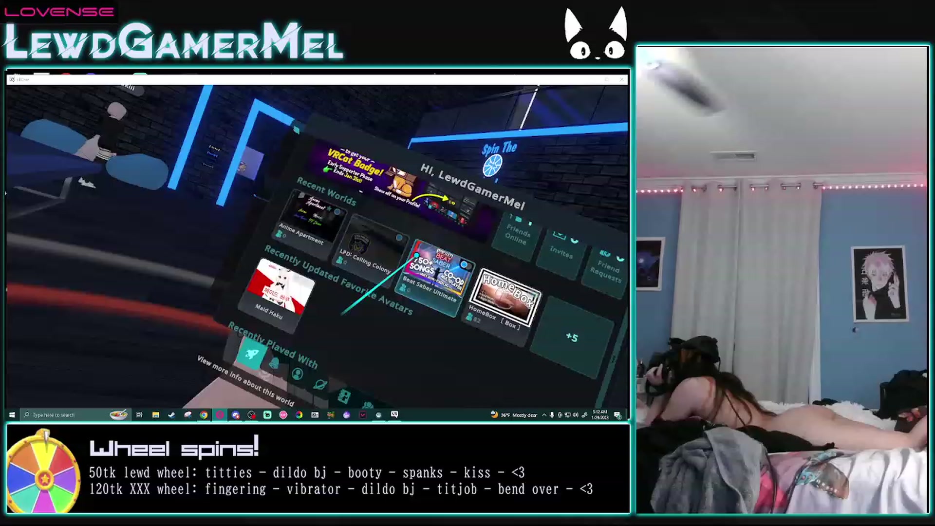 Gallery image thumbnail from lewdgamermel's myfreecams stream on, 01/29/2023, 10:38 image 14 of 20