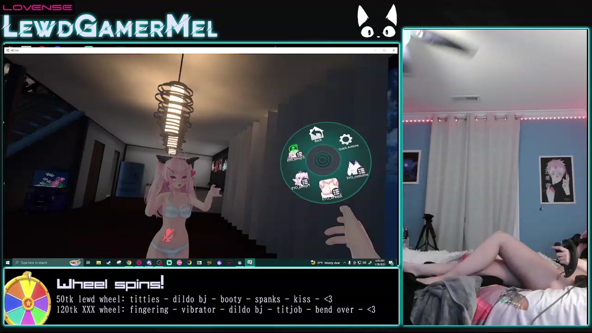 Gallery image thumbnail from lewdgamermel's myfreecams stream on, 01/29/2023, 10:38 image 10 of 20