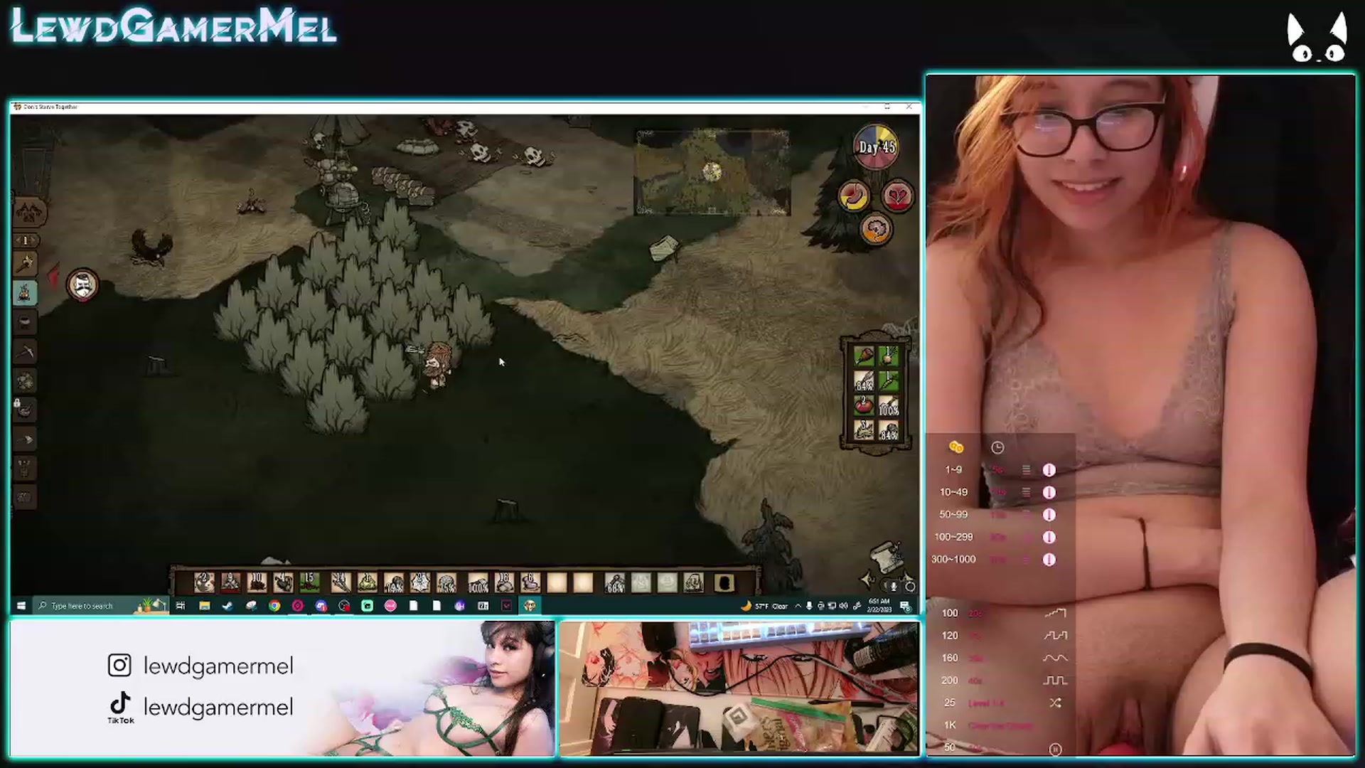 Gallery image thumbnail from lewdgamermel's myfreecams stream on, 02/22/2023, 12:54 image 4 of 20