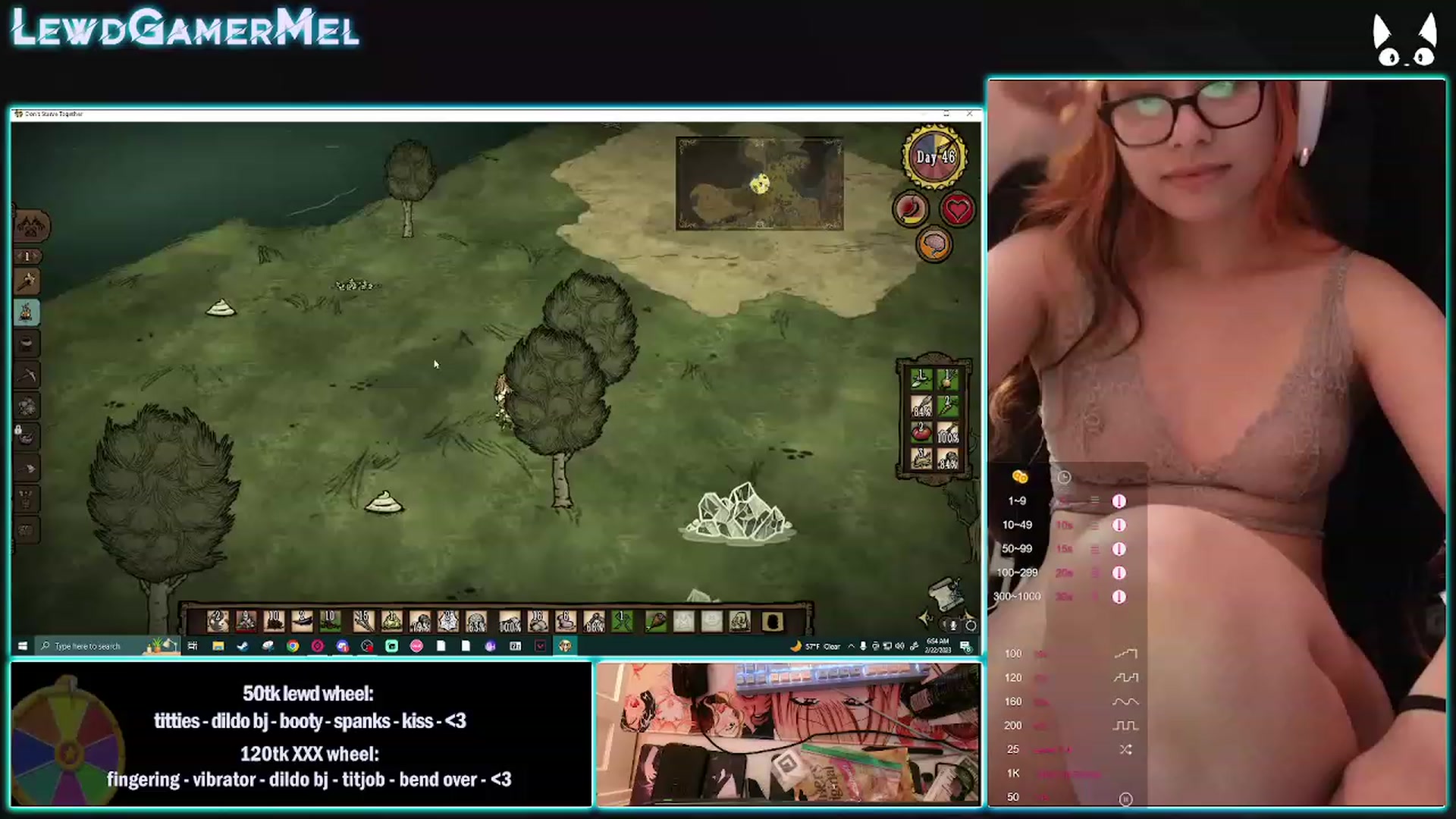 Gallery image thumbnail from lewdgamermel's myfreecams stream on, 02/22/2023, 12:54 image 5 of 20