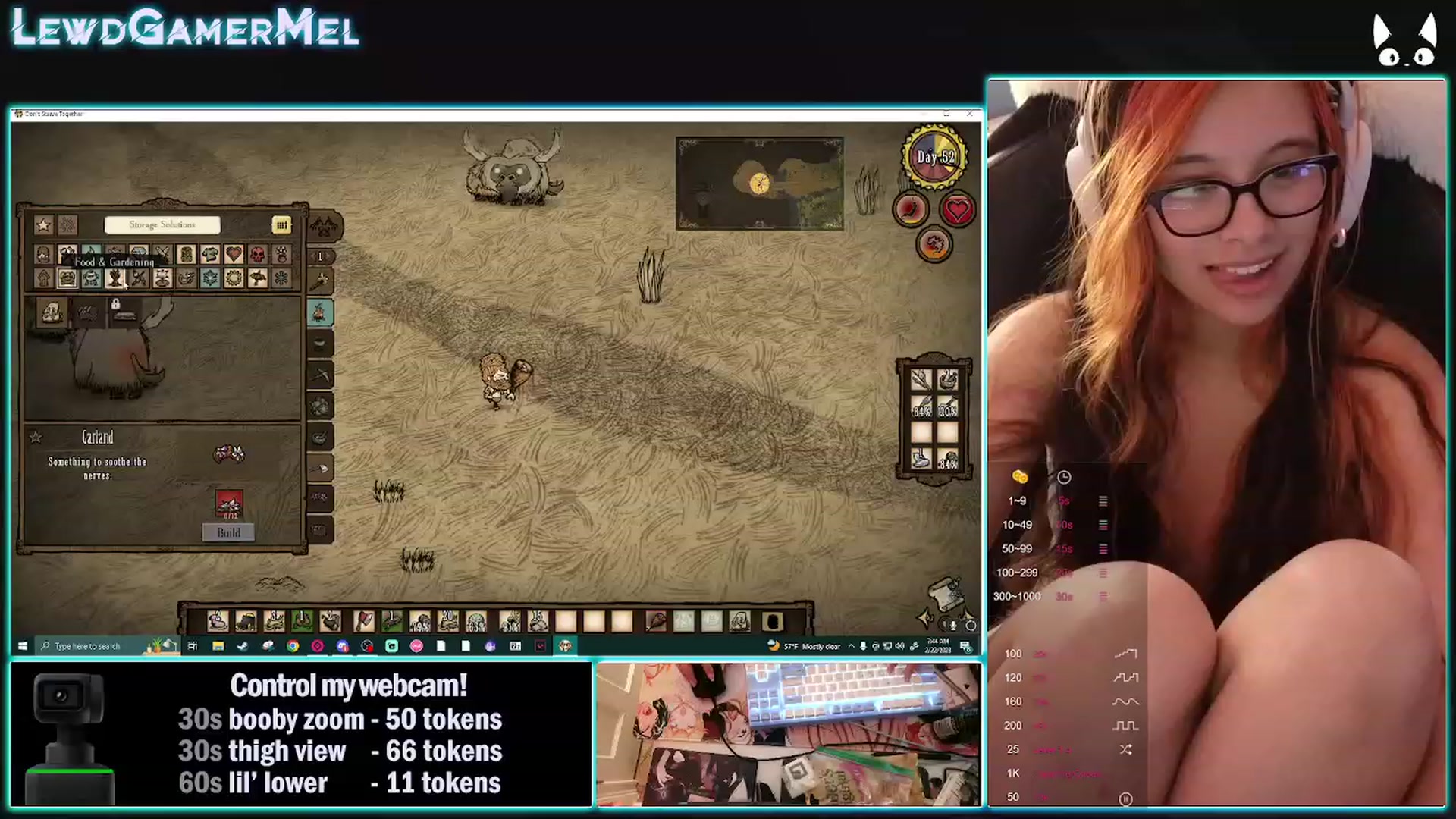 Gallery image thumbnail from lewdgamermel's myfreecams stream on, 02/22/2023, 12:54 image 19 of 20