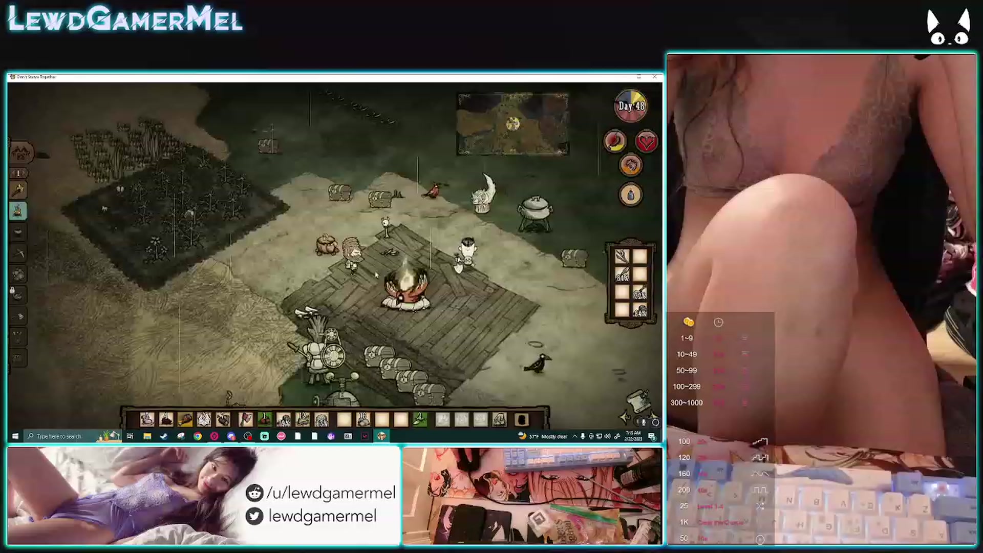 Gallery image thumbnail from lewdgamermel's myfreecams stream on, 02/22/2023, 12:54 image 11 of 20