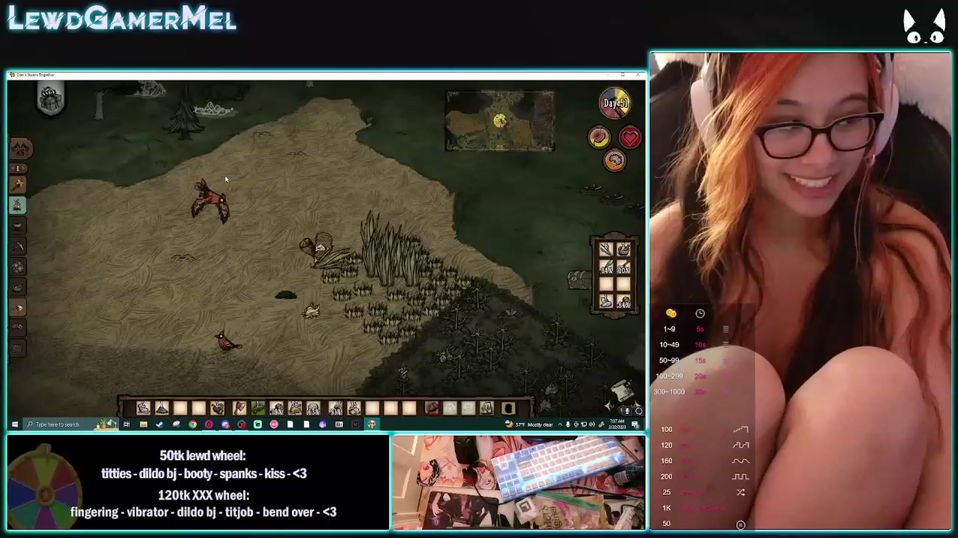 Gallery image thumbnail from lewdgamermel's myfreecams stream on, 02/22/2023, 12:54 image 17 of 20