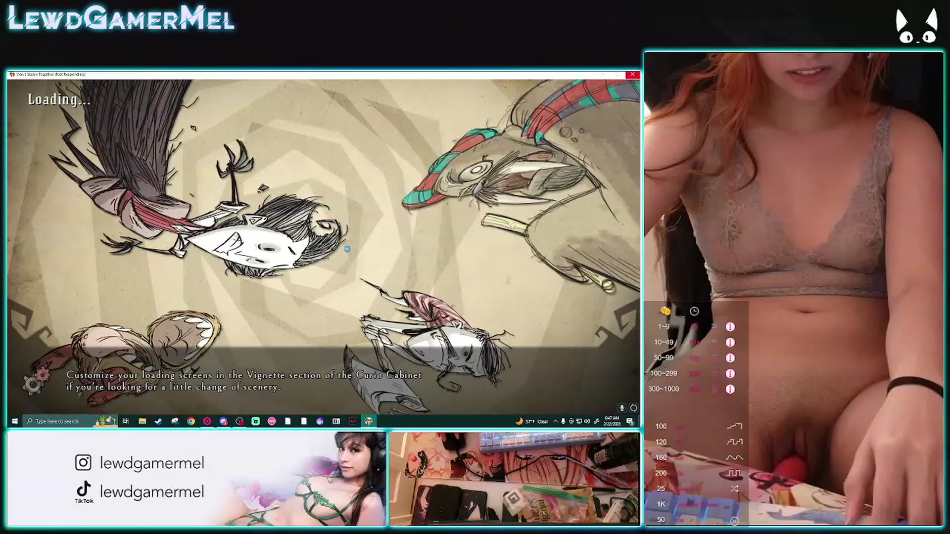 Gallery image thumbnail from lewdgamermel's myfreecams stream on, 02/22/2023, 12:54 image 3 of 20