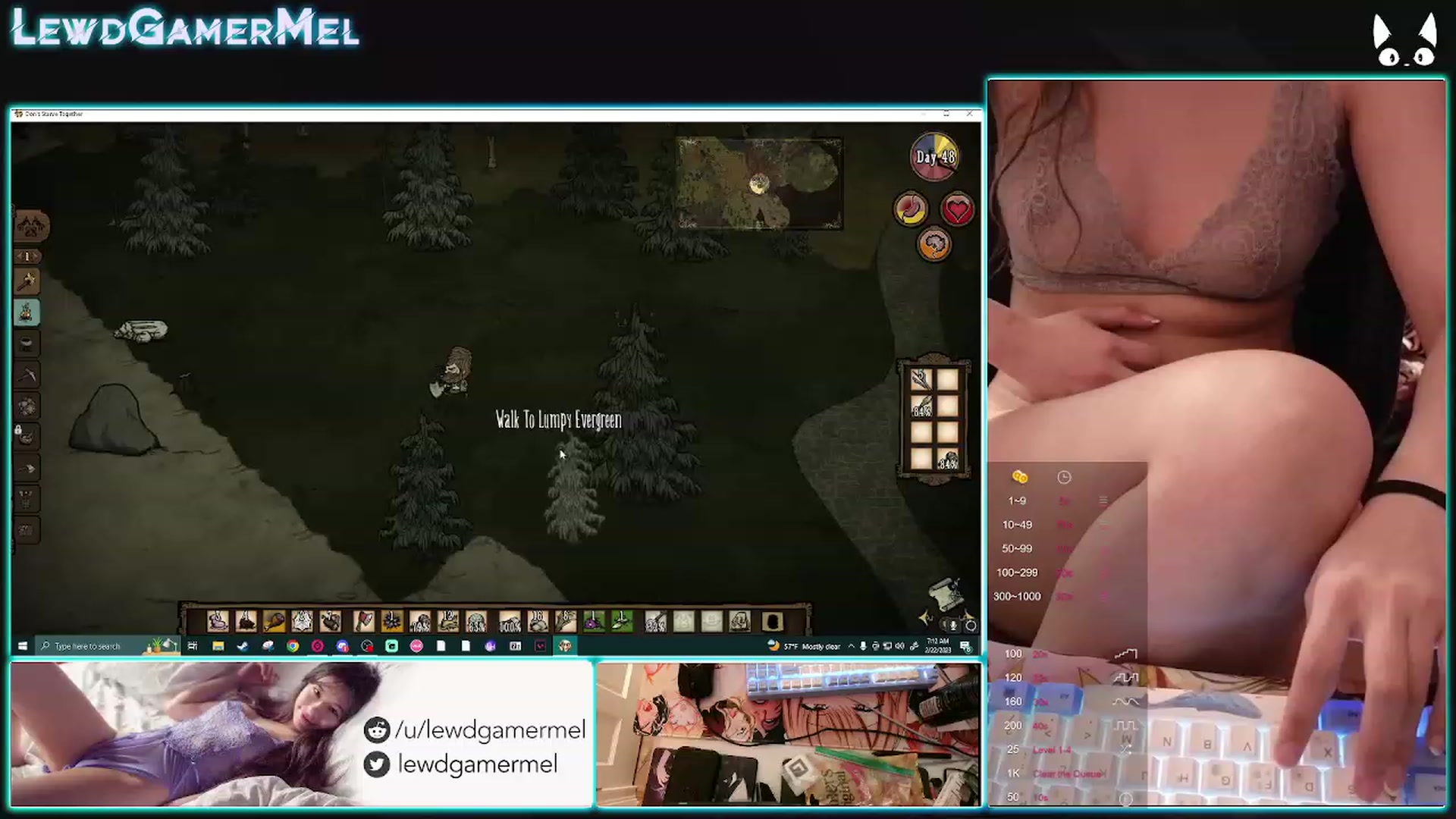 Gallery image thumbnail from lewdgamermel's myfreecams stream on, 02/22/2023, 12:54 image 10 of 20