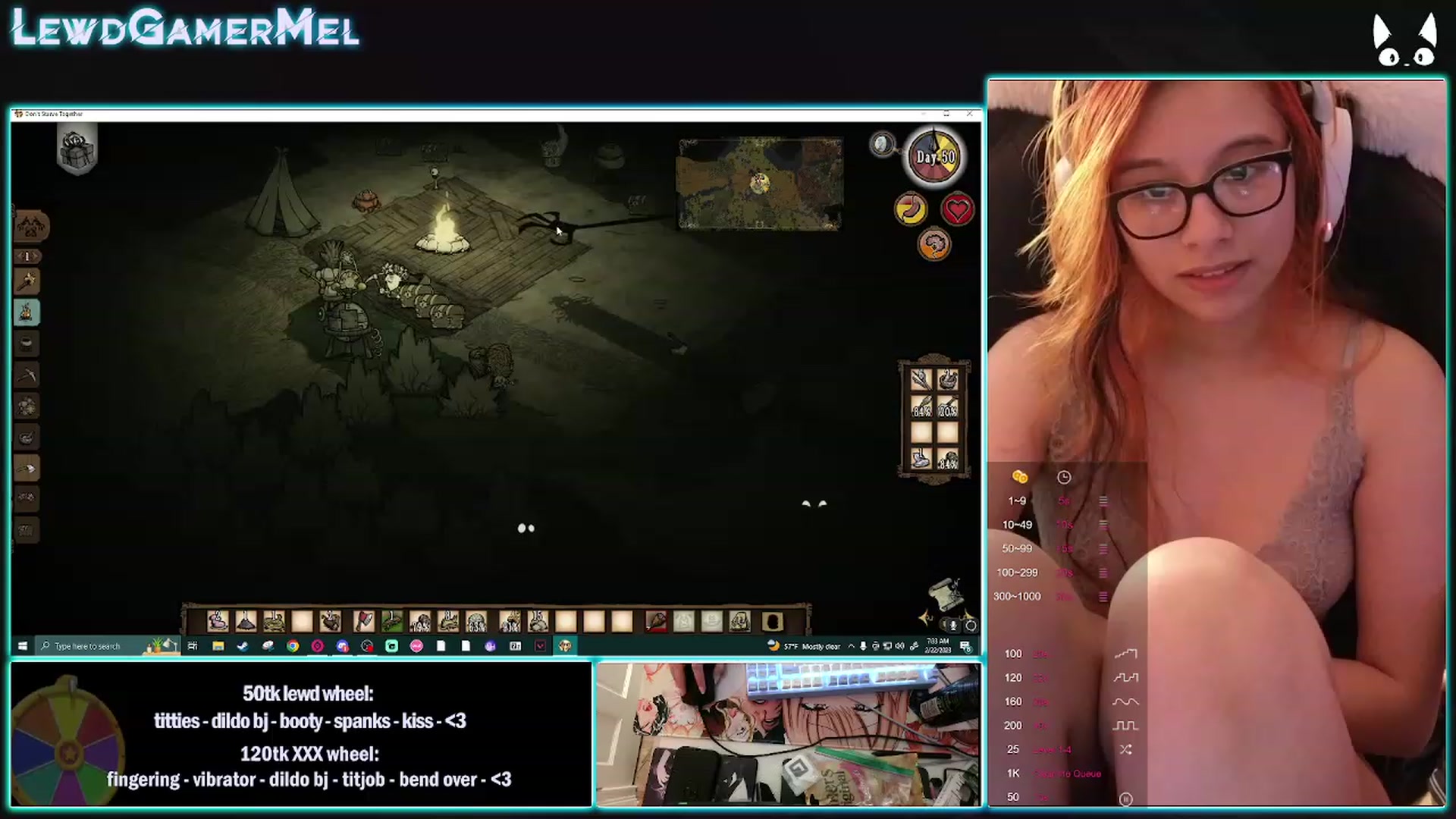 Gallery image thumbnail from lewdgamermel's myfreecams stream on, 02/22/2023, 12:54 image 16 of 20