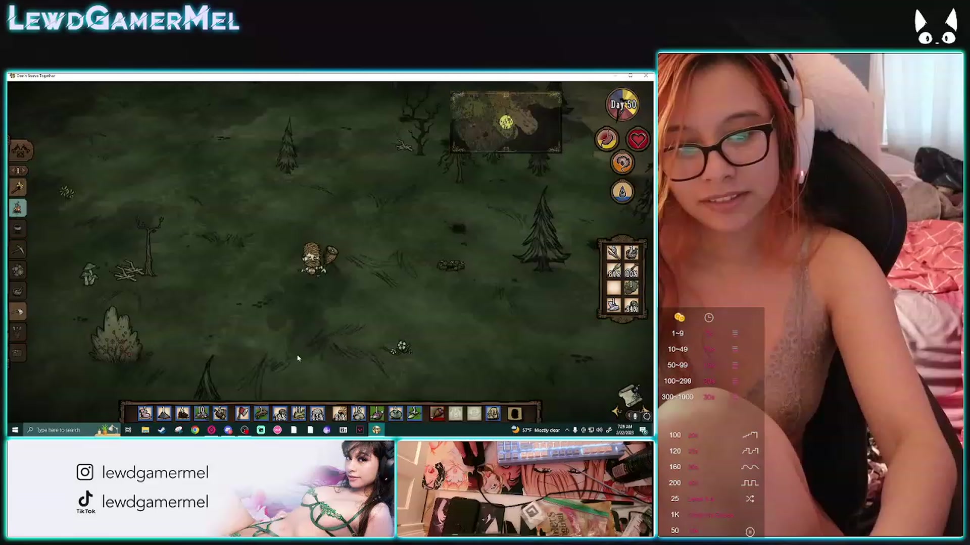 Gallery image thumbnail from lewdgamermel's myfreecams stream on, 02/22/2023, 12:54 image 15 of 20