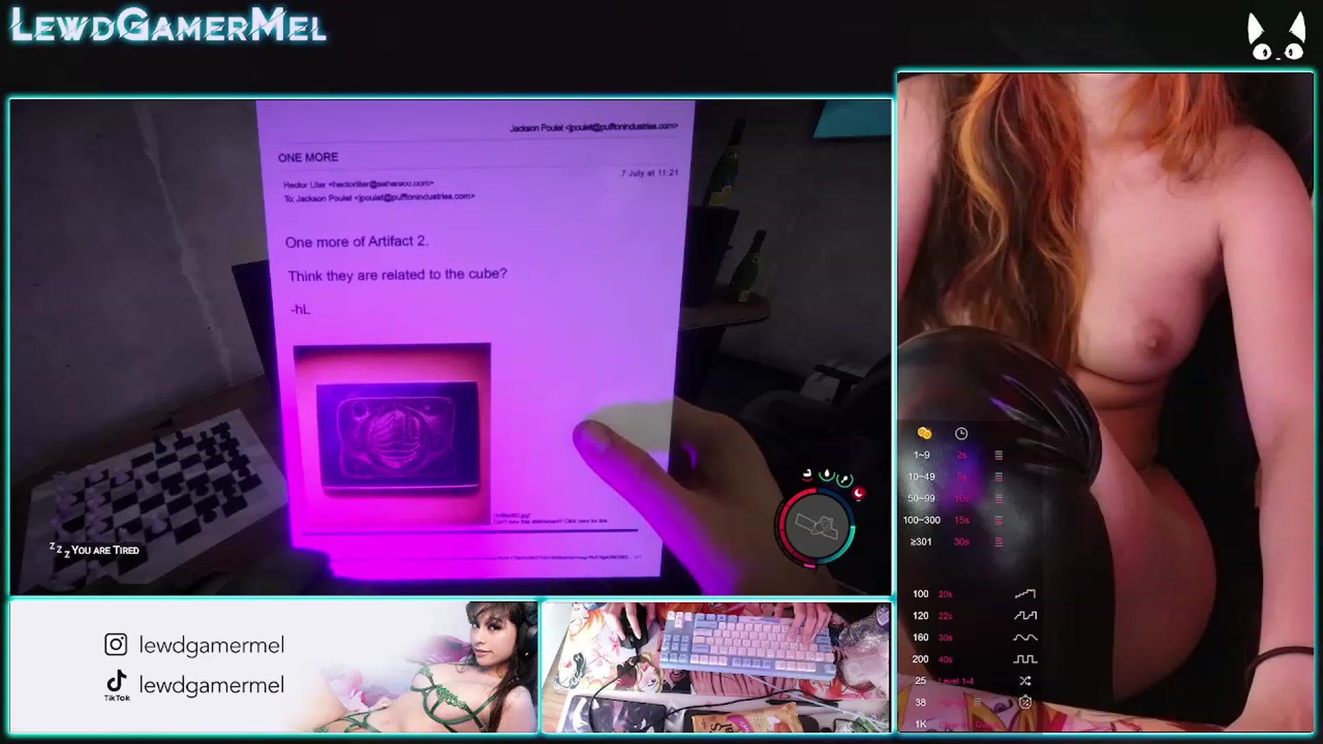 Gallery image thumbnail from lewdgamermel's myfreecams stream on, 02/25/2023, 11:27 image 15 of 20