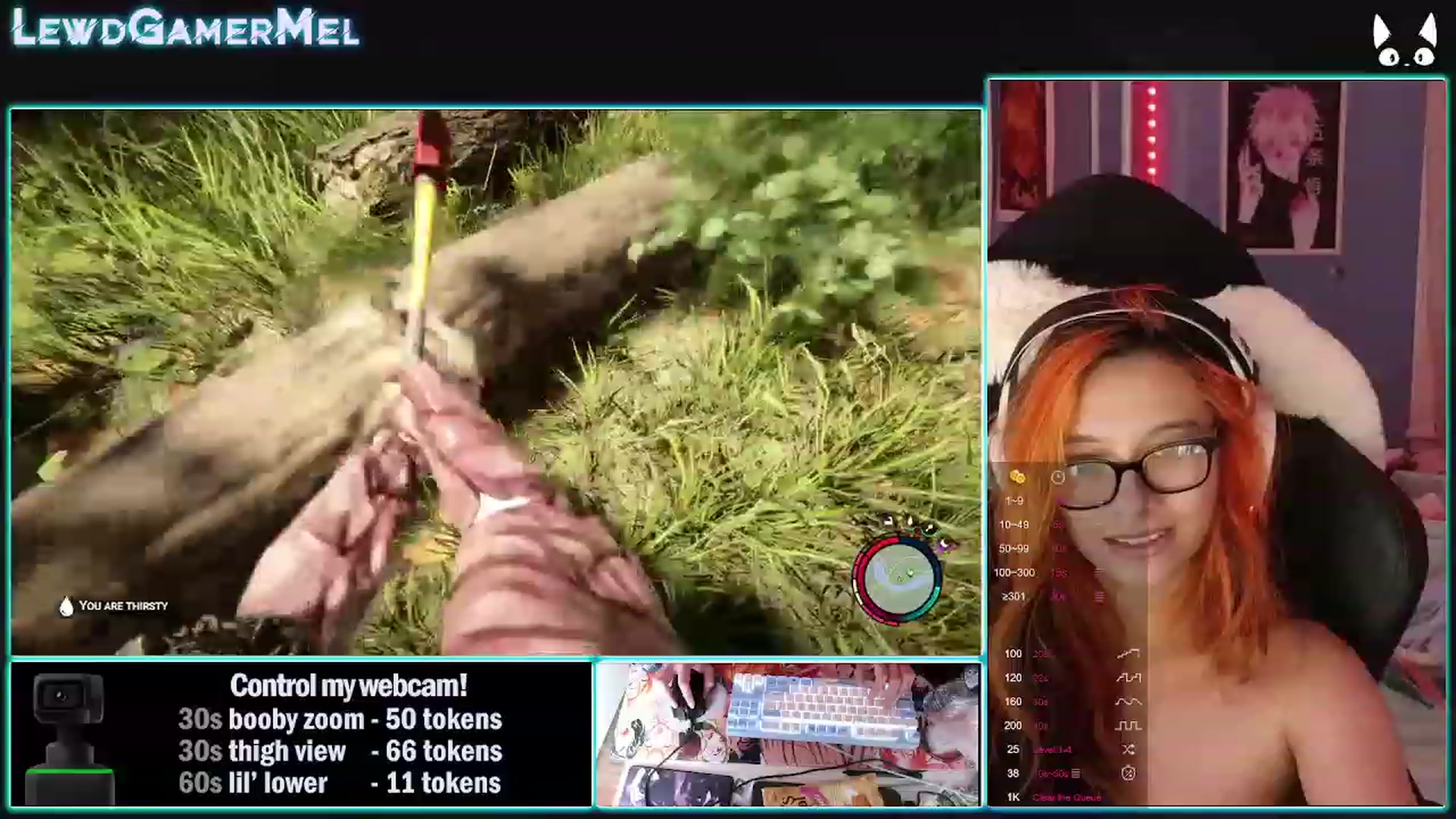 Gallery image thumbnail from lewdgamermel's myfreecams stream on, 02/25/2023, 11:27 image 11 of 20