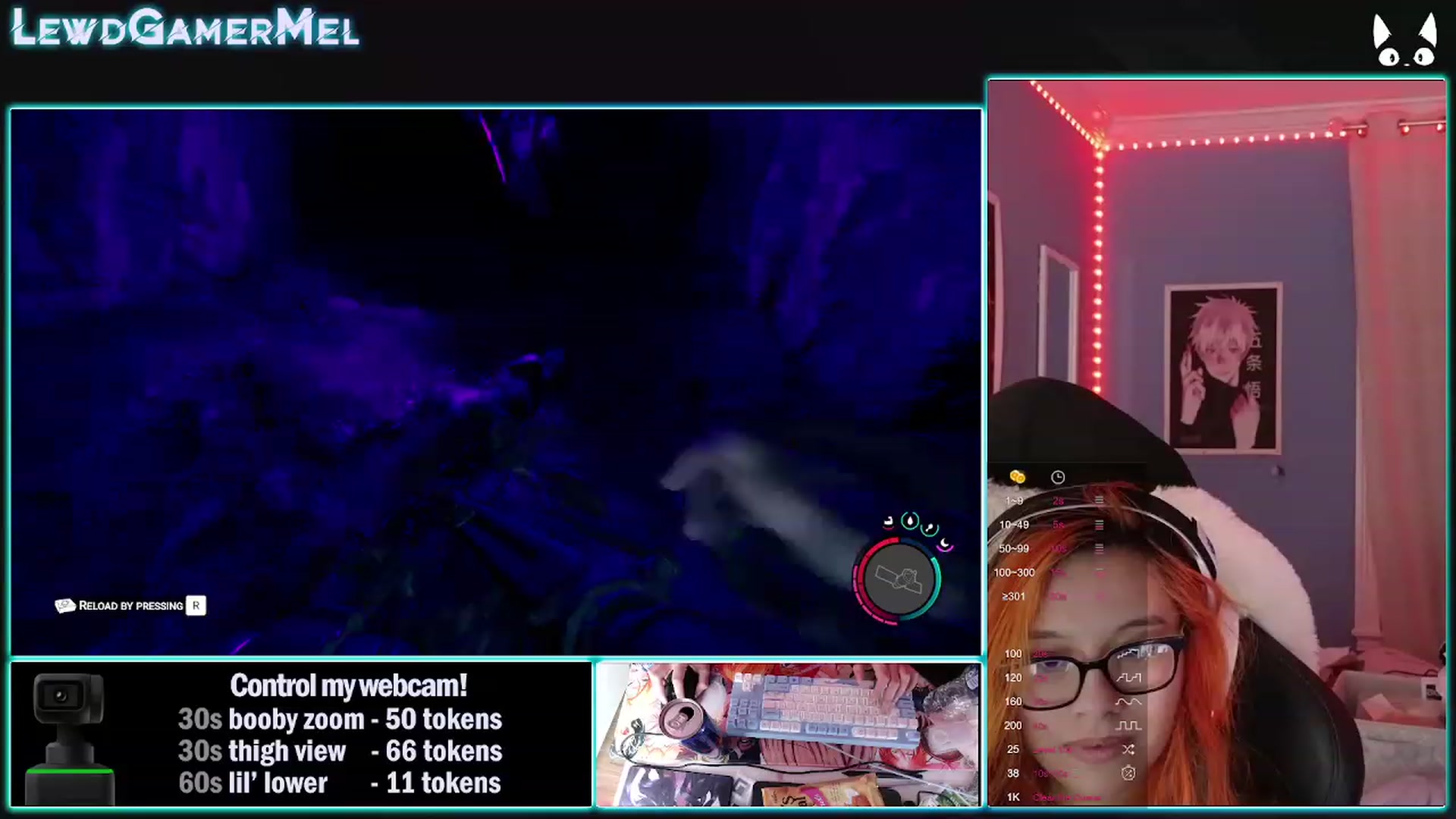 Gallery image thumbnail from lewdgamermel's myfreecams stream on, 02/25/2023, 11:27 image 17 of 20