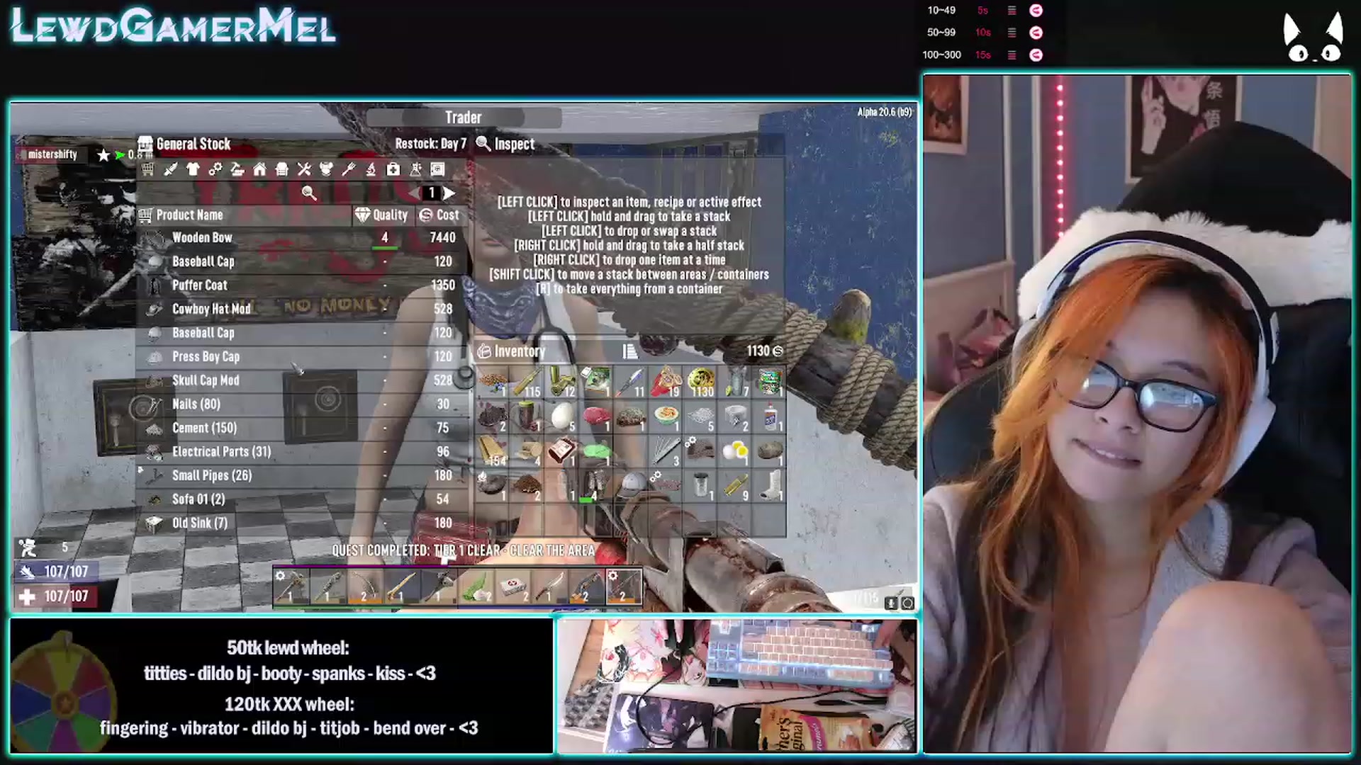 Gallery image thumbnail from lewdgamermel's myfreecams stream on, 02/27/2023, 09:56 image 8 of 20