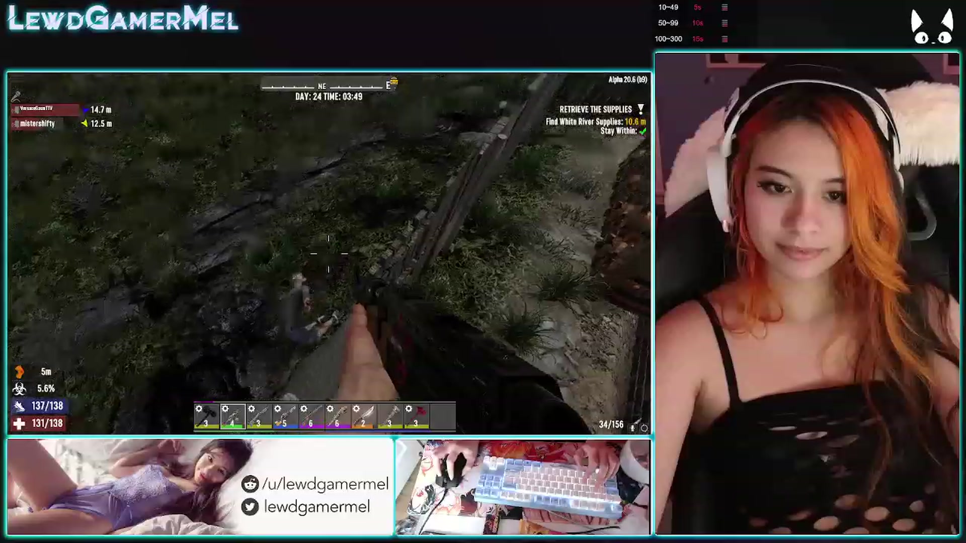 Gallery image thumbnail from lewdgamermel's myfreecams stream on, 03/01/2023, 14:03 image 6 of 20