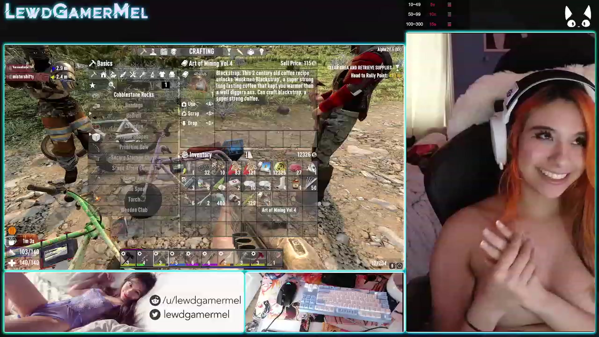 Gallery image thumbnail from lewdgamermel's myfreecams stream on, 03/01/2023, 14:03 image 16 of 20