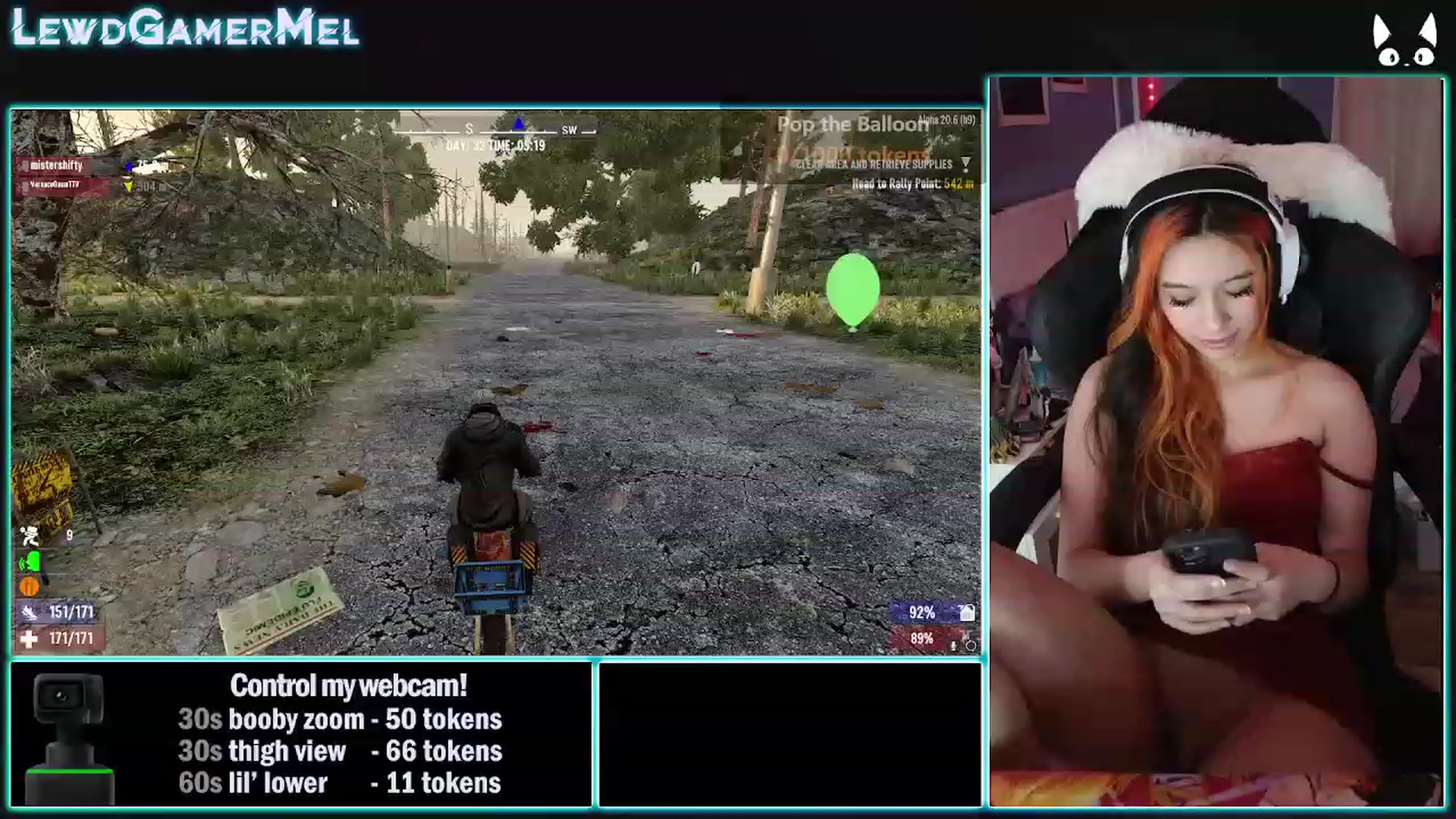 Gallery image thumbnail from lewdgamermel's myfreecams stream on, 03/02/2023, 12:46 image 19 of 20