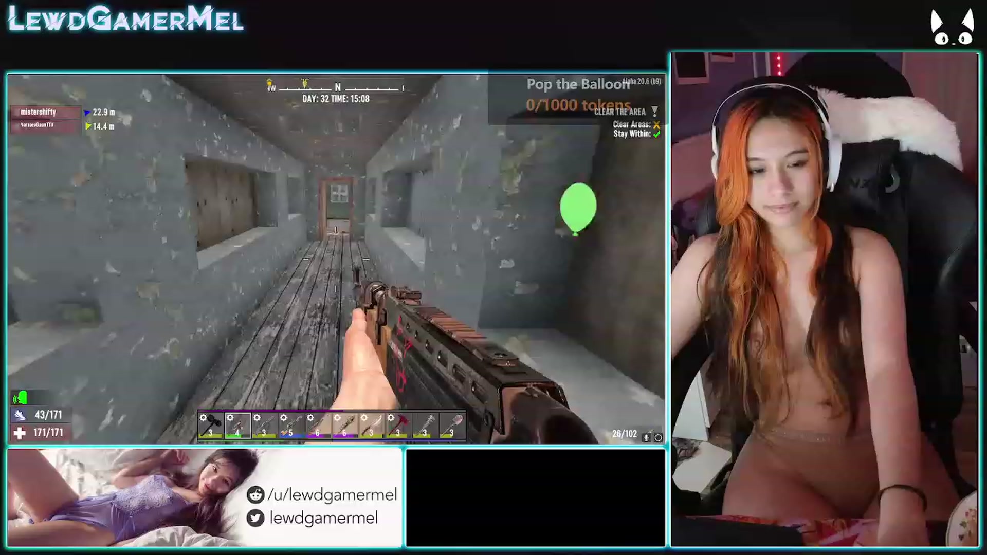 Gallery image thumbnail from lewdgamermel's myfreecams stream on, 03/02/2023, 13:36 image 5 of 20