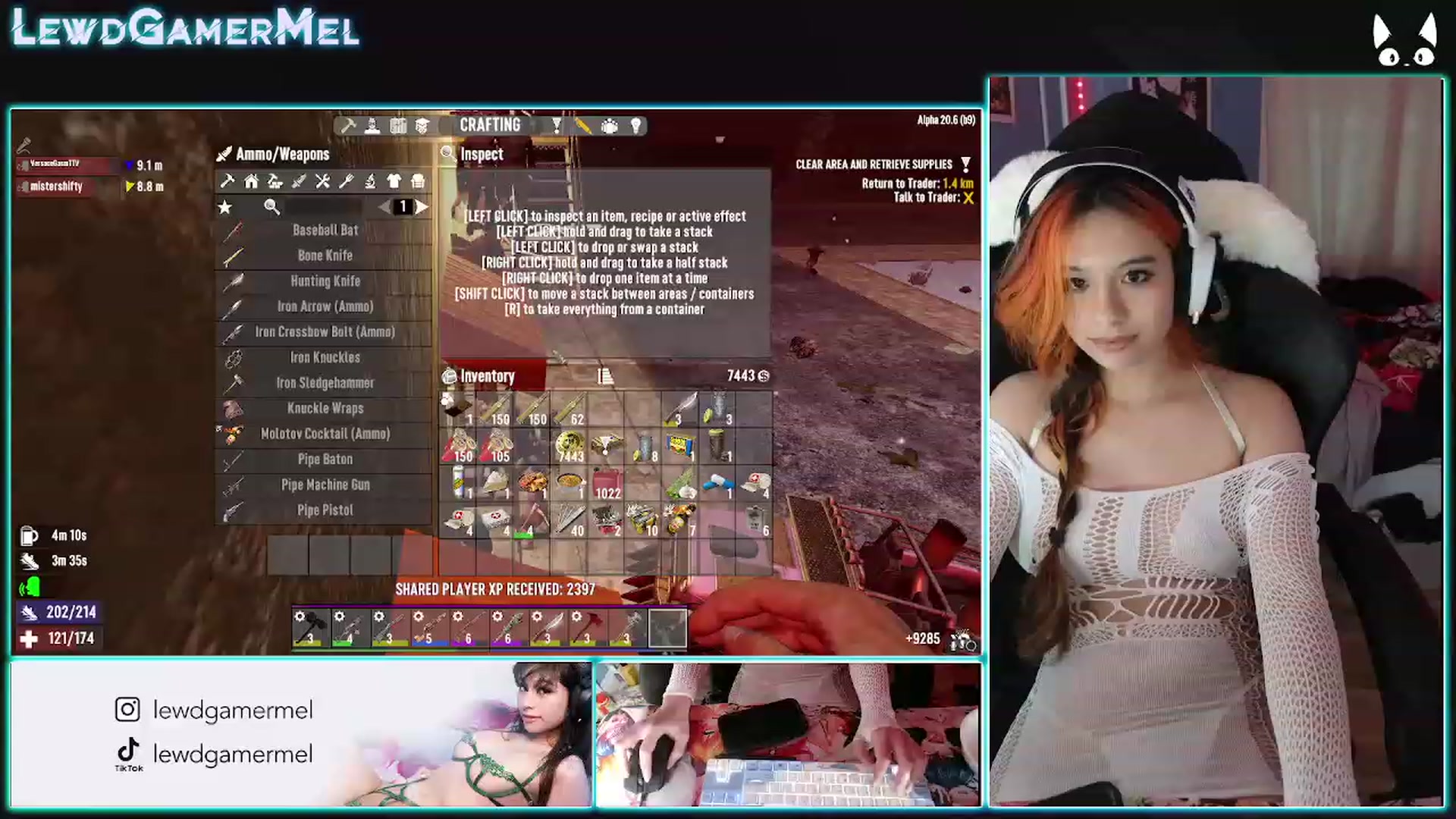 Gallery image thumbnail from lewdgamermel's myfreecams stream on, 03/03/2023, 13:22 image 13 of 20