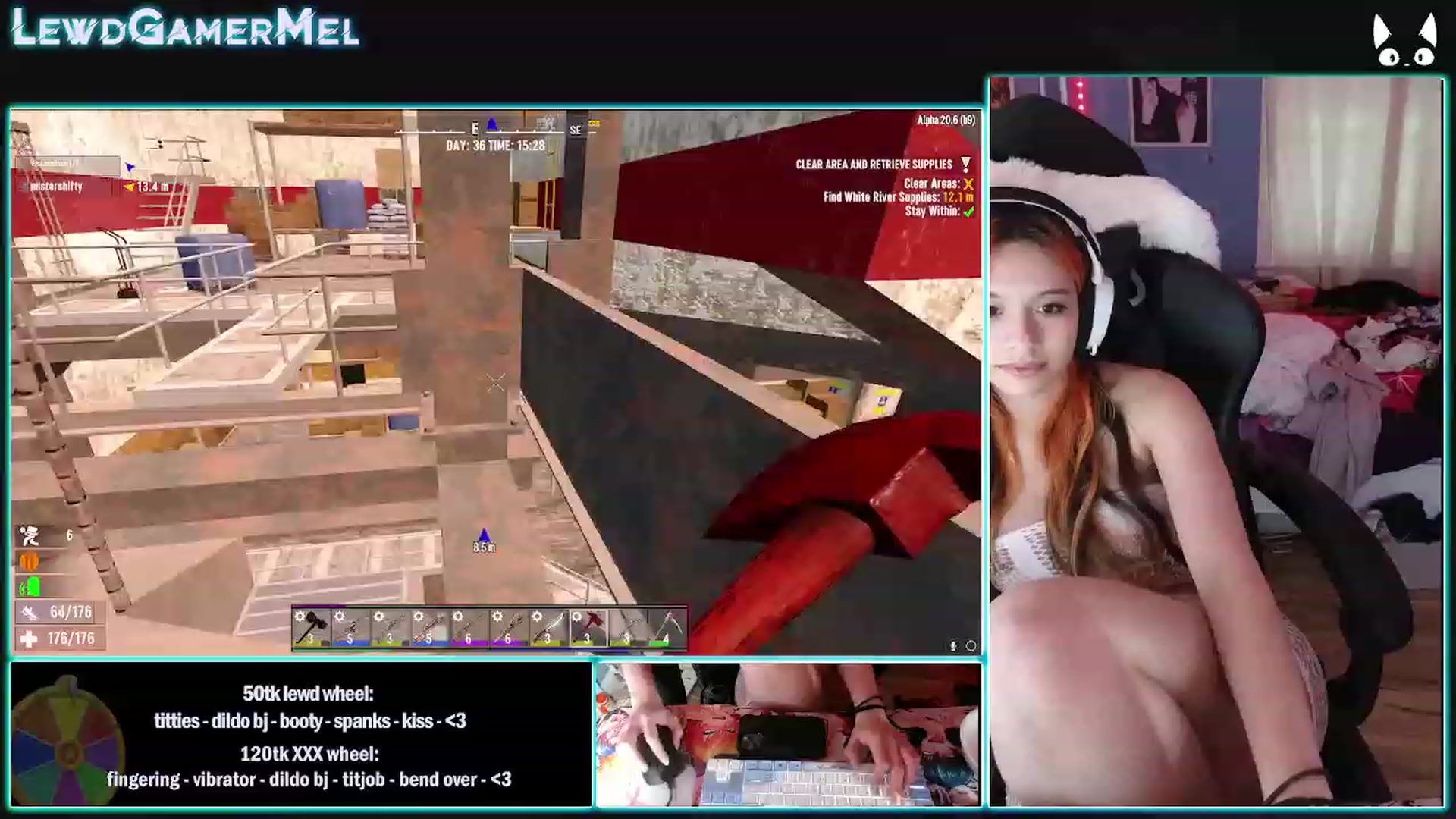 Gallery image thumbnail from lewdgamermel's myfreecams stream on, 03/03/2023, 13:22 image 20 of 20