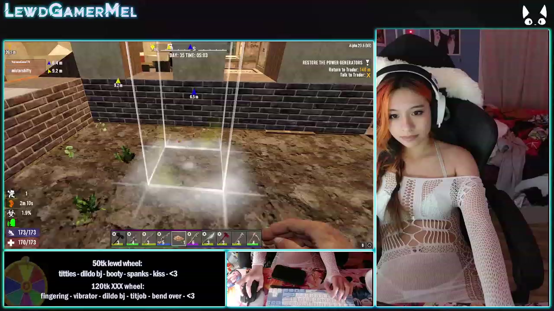 Gallery image thumbnail from lewdgamermel's myfreecams stream on, 03/03/2023, 13:22 image 5 of 20