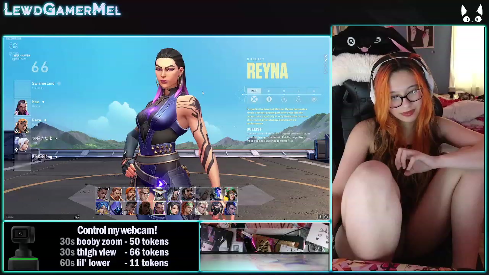 Gallery image thumbnail from lewdgamermel's myfreecams stream on, 03/07/2023, 14:35 image 3 of 20