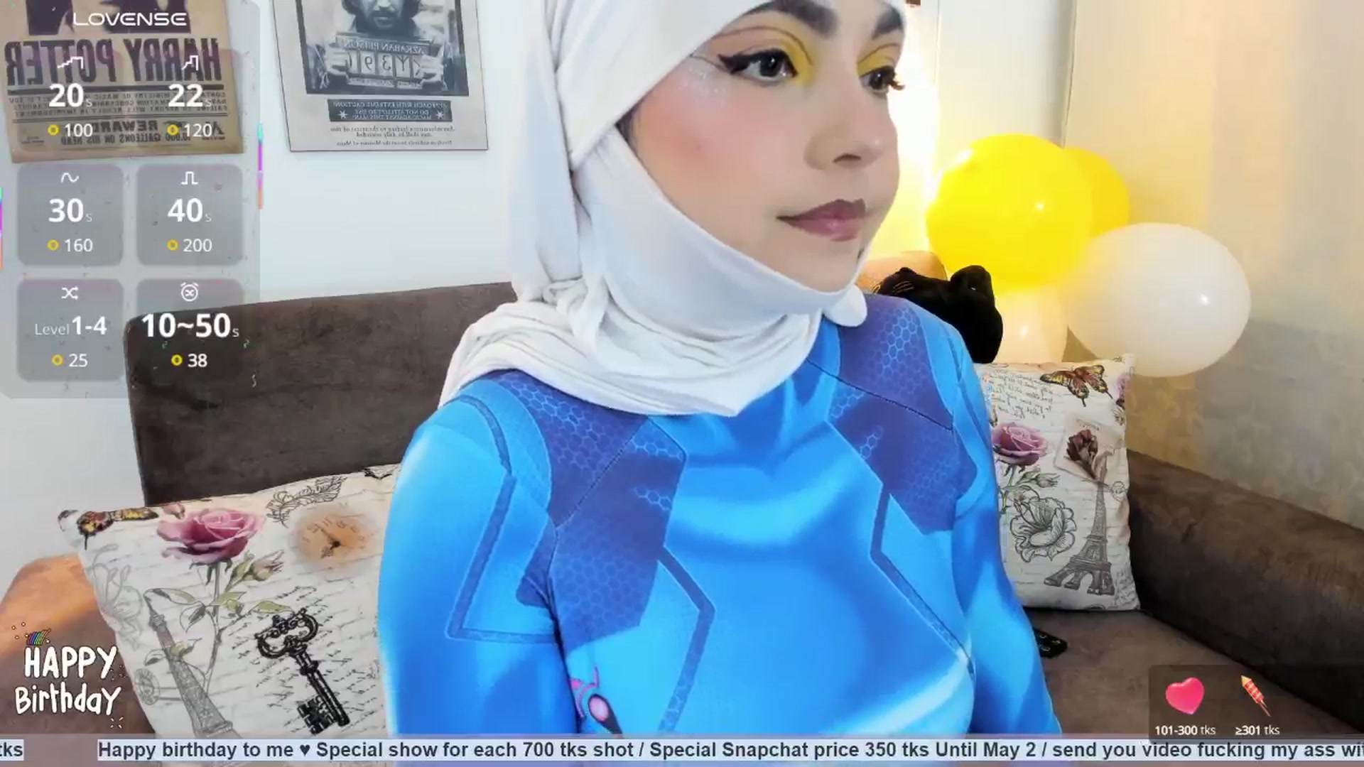 Gallery image thumbnail from liah01's myfreecams stream on, 05/01/2025, 18:51 image 2 of 20