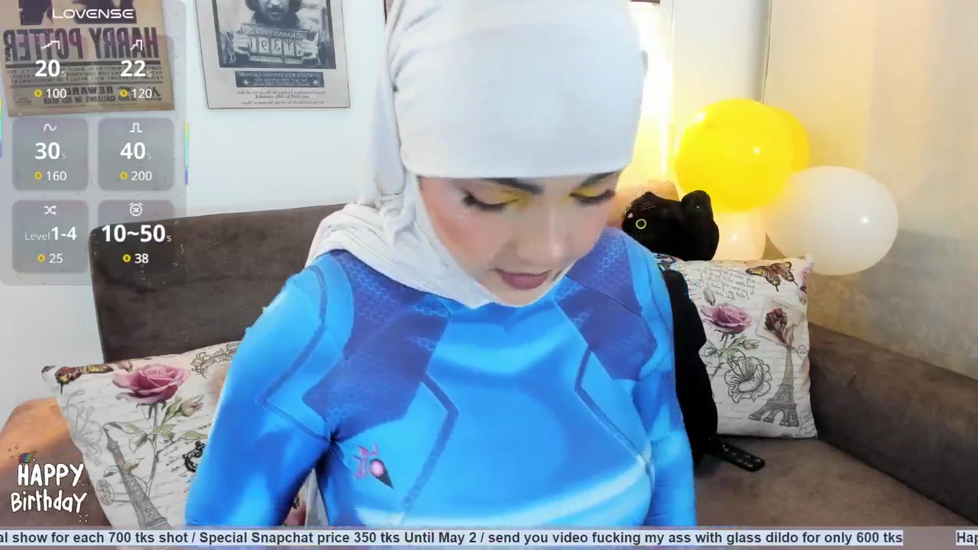 Gallery image thumbnail from liah01's myfreecams stream on, 05/01/2025, 18:51 image 4 of 20