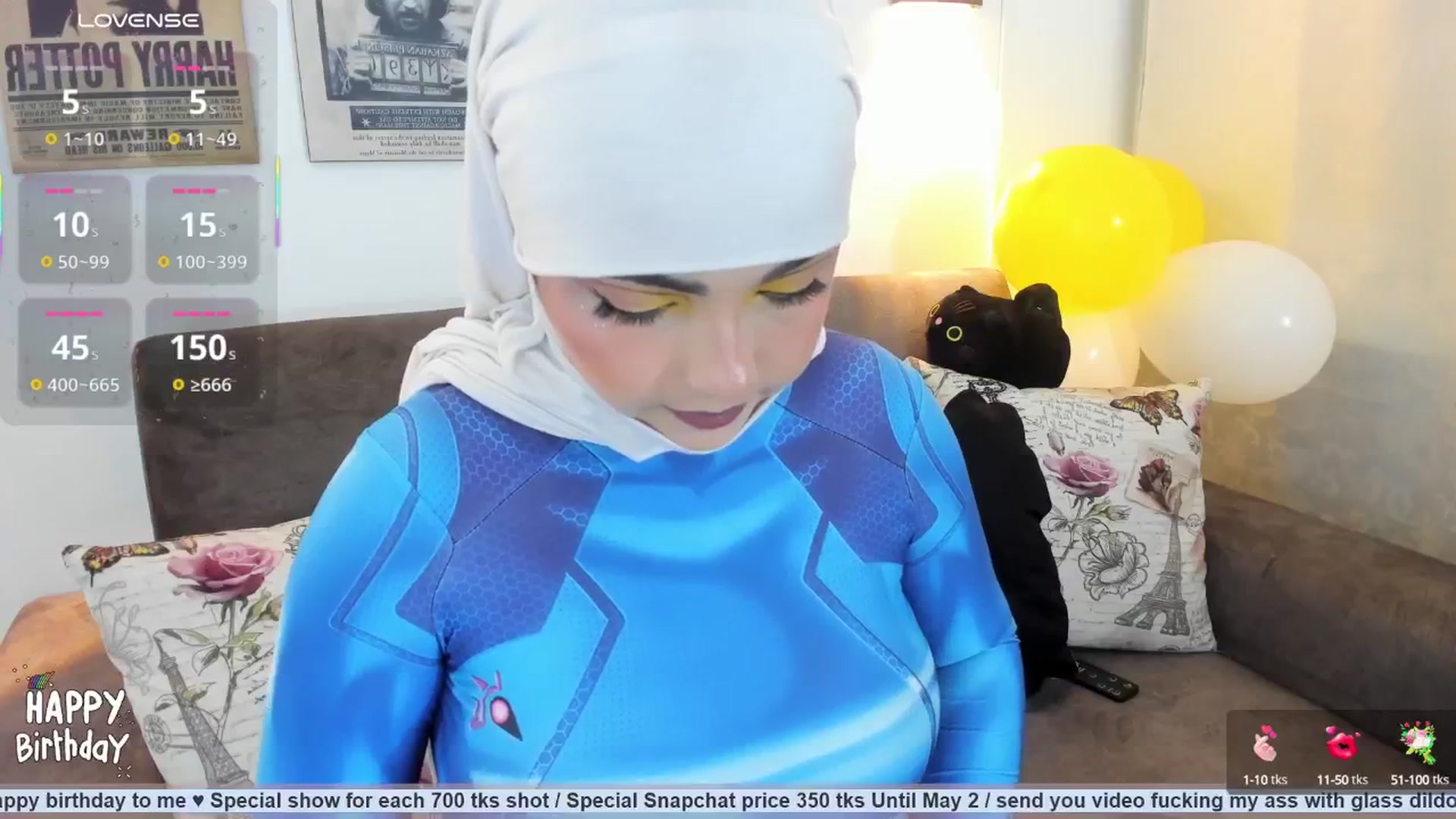 Gallery image thumbnail from liah01's myfreecams stream on, 05/01/2025, 18:51 image 7 of 20