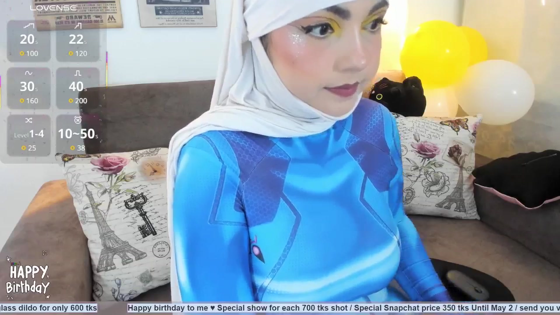 Gallery image thumbnail from liah01's myfreecams stream on, 05/01/2025, 20:39 image 6 of 20